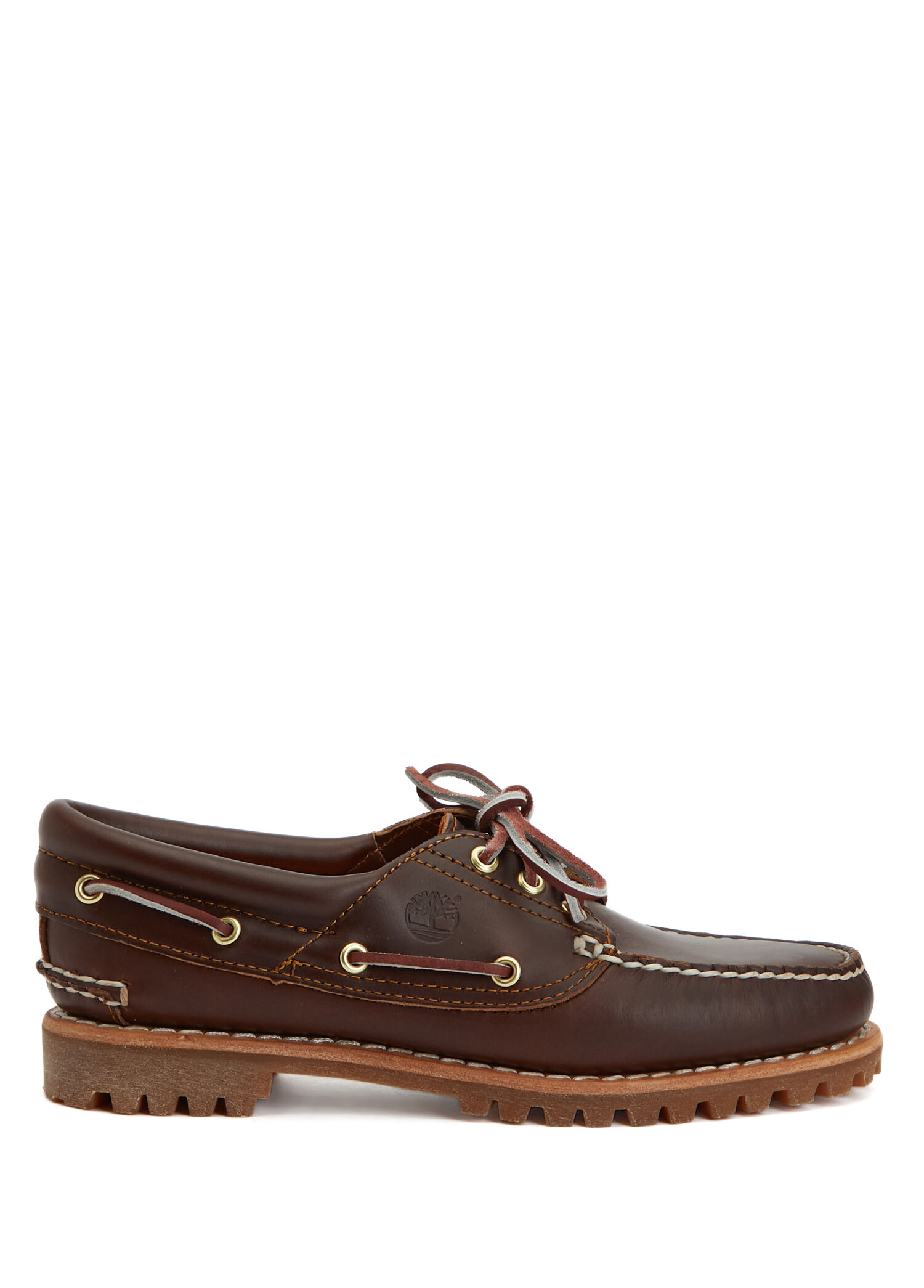 Noreen 3-Eye Lug Kahverengi Kadın Deri Loafer