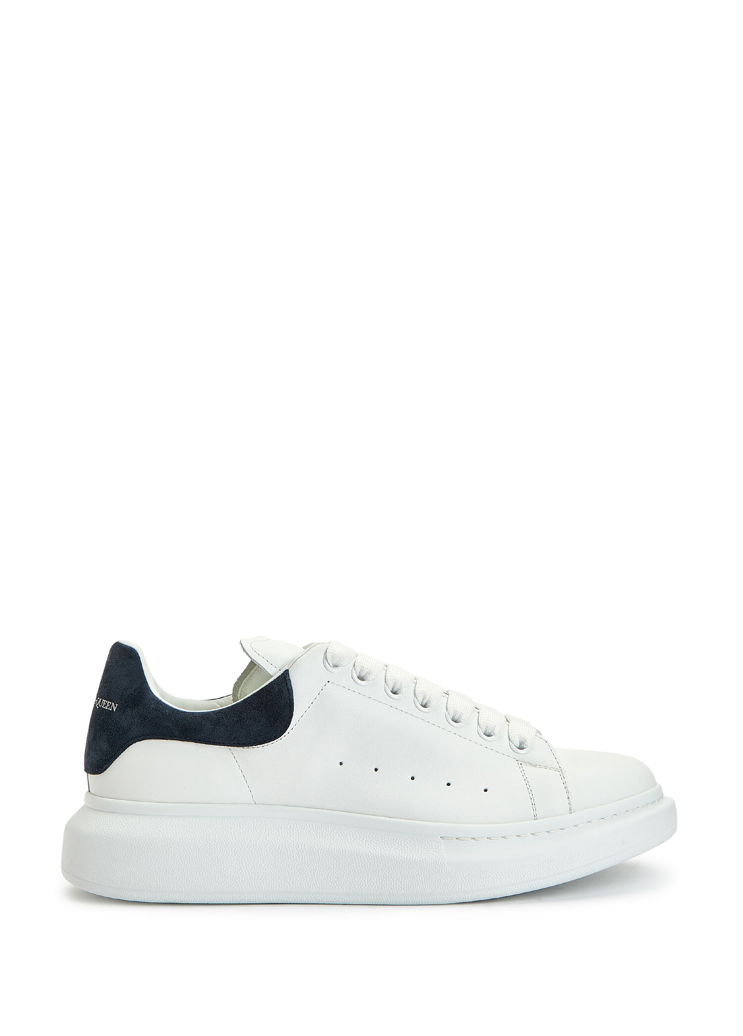 Oversized Beyaz Gri Erkek Deri Sneaker