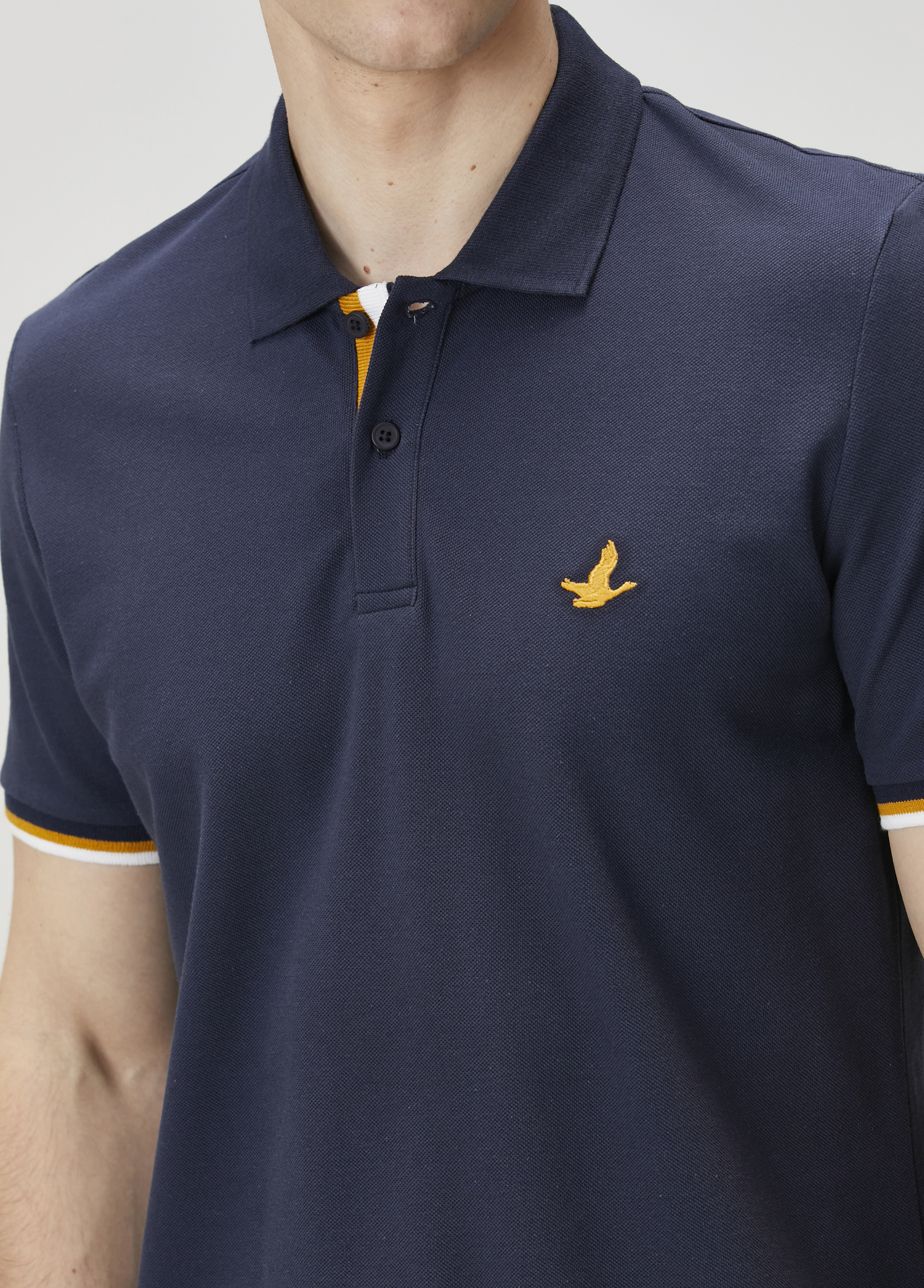Lacivert Hardal Polo Yaka T-shirt_4
