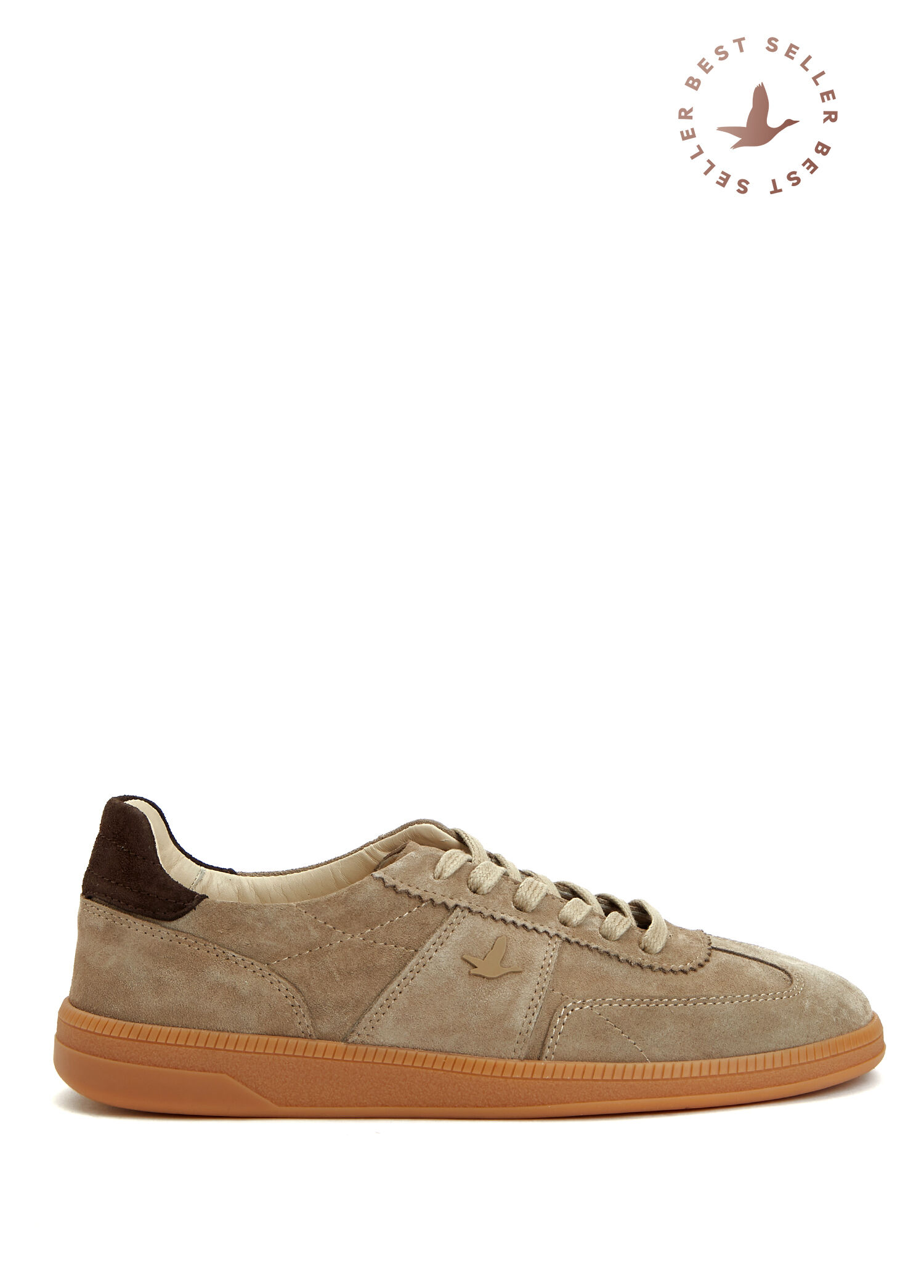 Bej Kadın Deri Sneaker