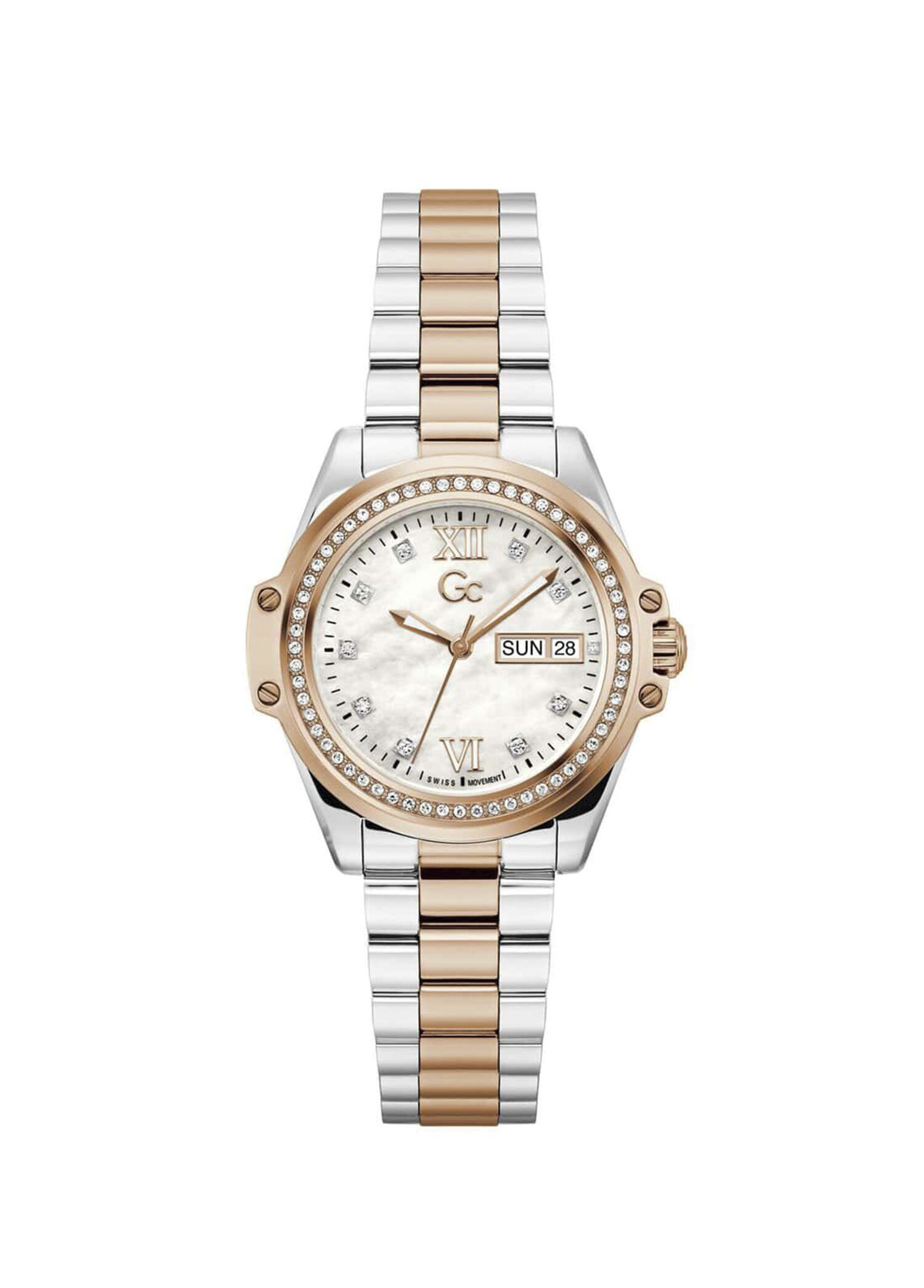 GCZ53001L1 Bolt Lady Metalik Gri Rose Gold Çelik Kadın Kol Saati