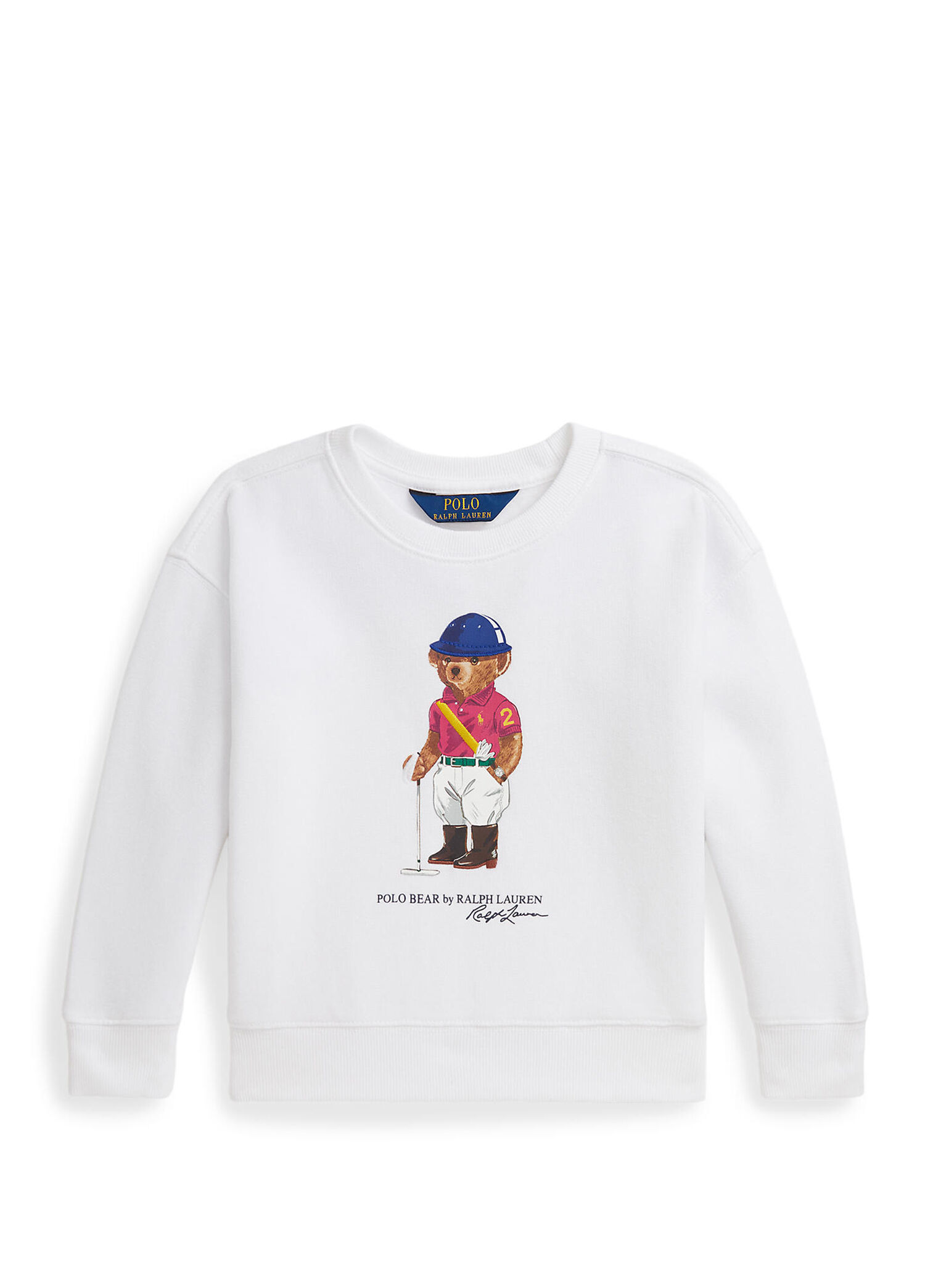 Polo Bear Beyaz Kız Çocuk Sweatshirt