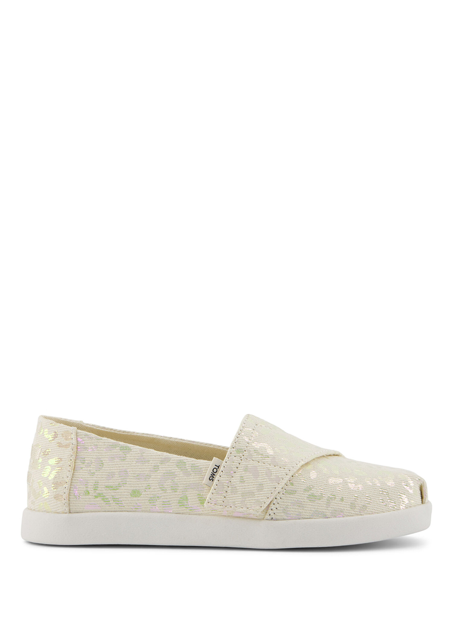 10022057 Alpargata Classic Iridescent Glimmer Naturel Leopar Desenli Kız Çocuk Espadril