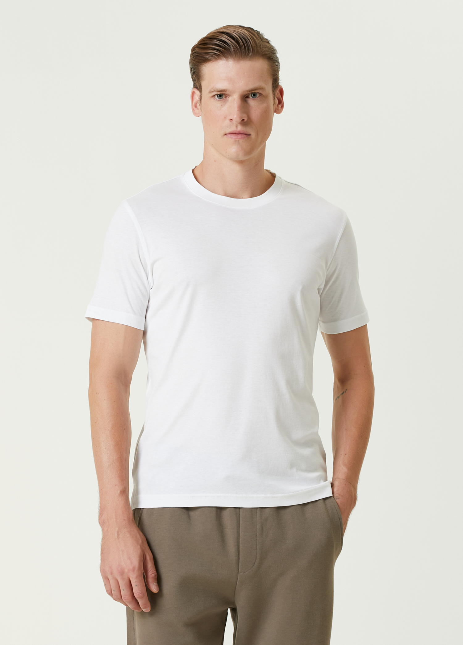 Beyaz Basic T-shirt