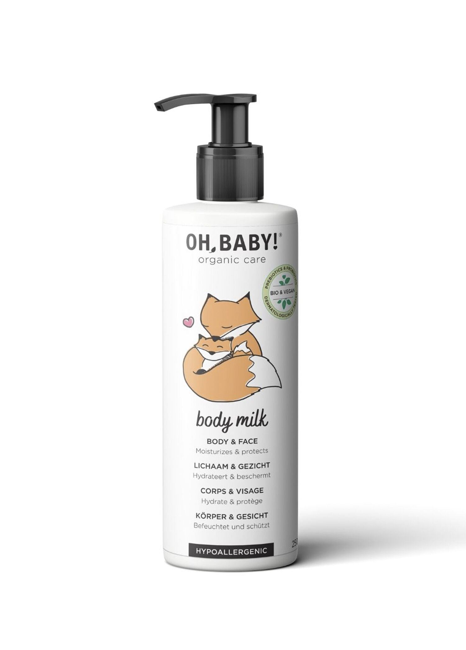 Bebekler İçin Nemlendirici Süt 250 ml