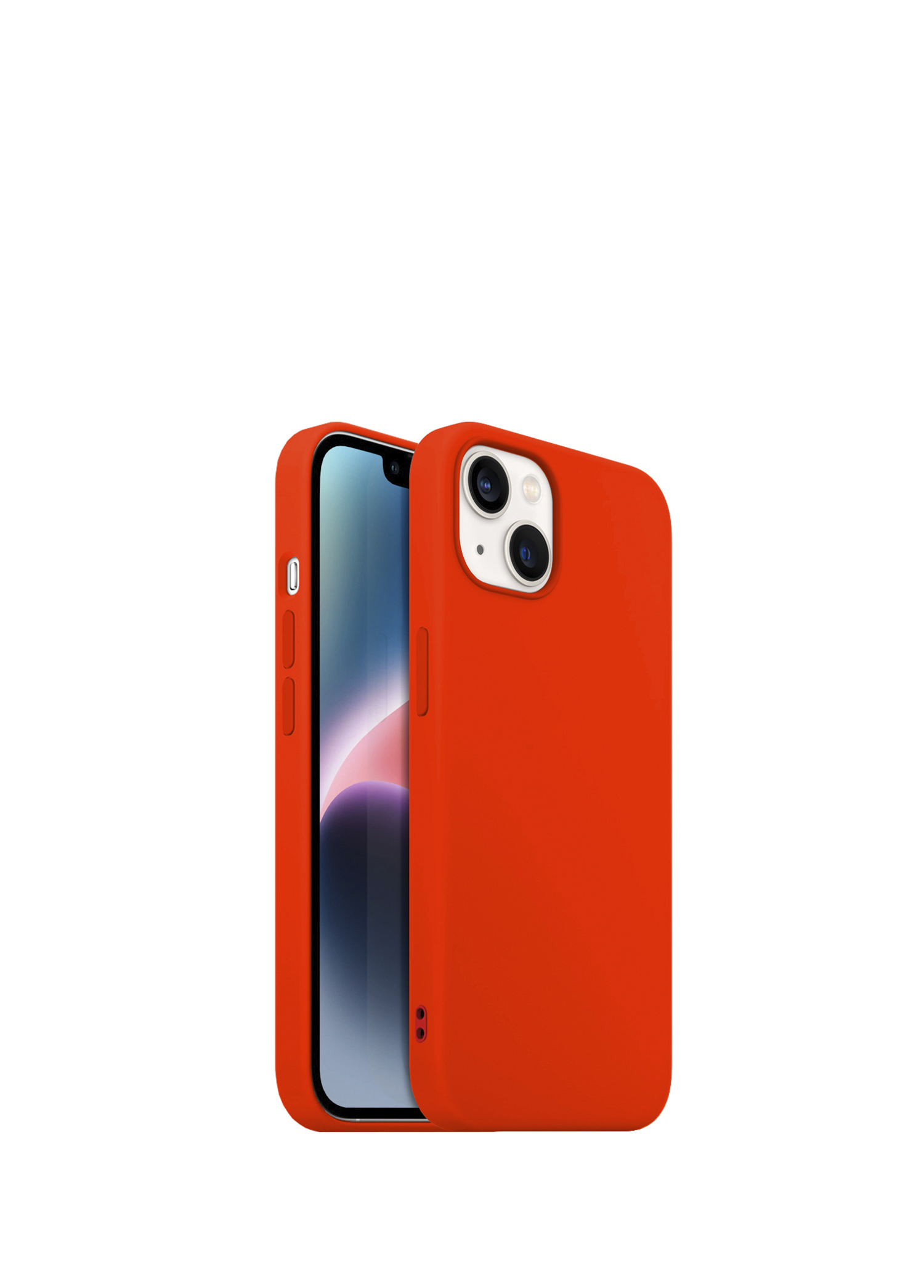 iPhone 14 Rubber S Neon Orange Plastik Kılıf