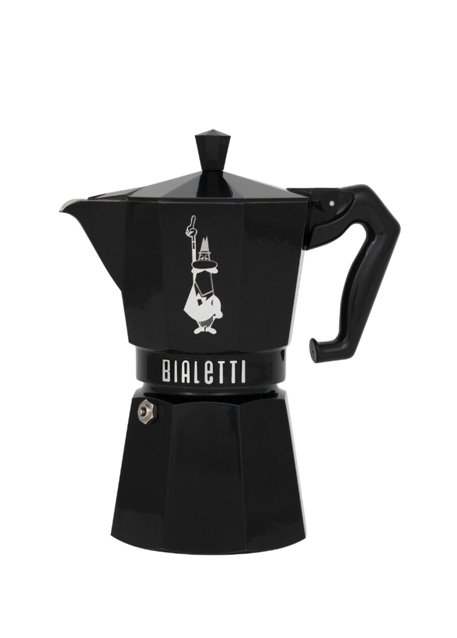 Express Exclusive Siyah Metal 3 Cup Moka Pot