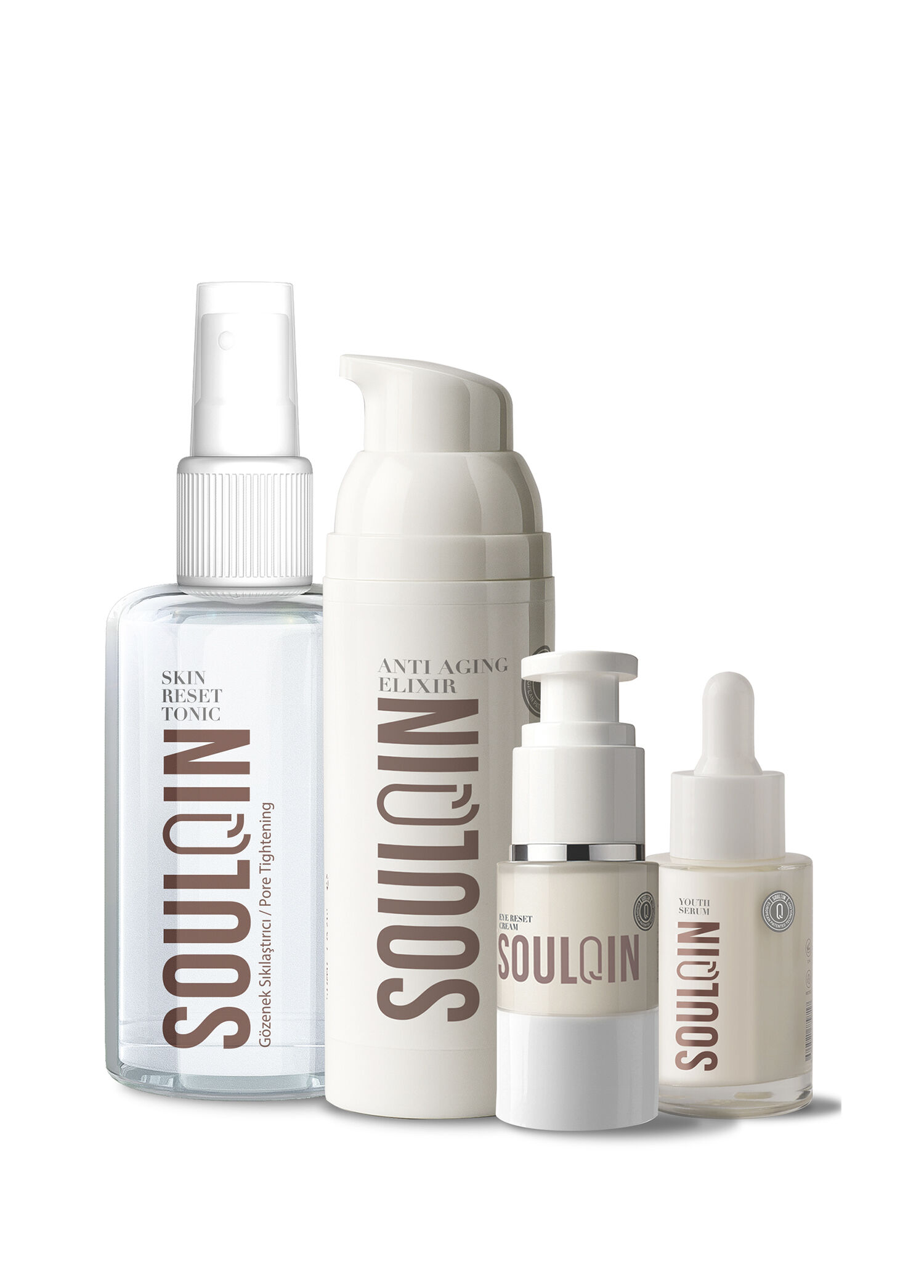 Anti Aging Elixir, Yaşlanma Karşıtı Besleyici 4'lü Cilt Bakım Seti