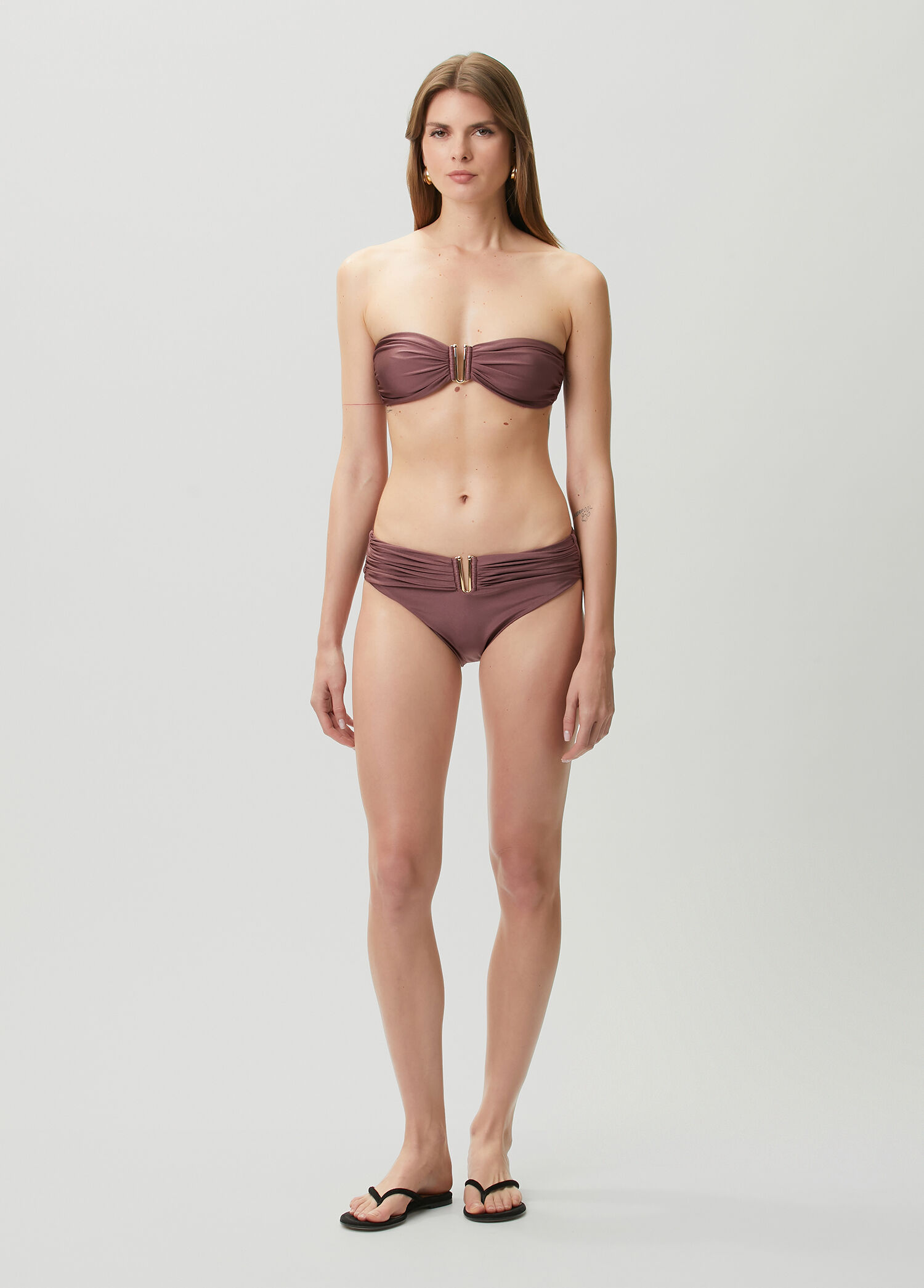 Elysia Mürdüm Büzgülü Bikini Altı