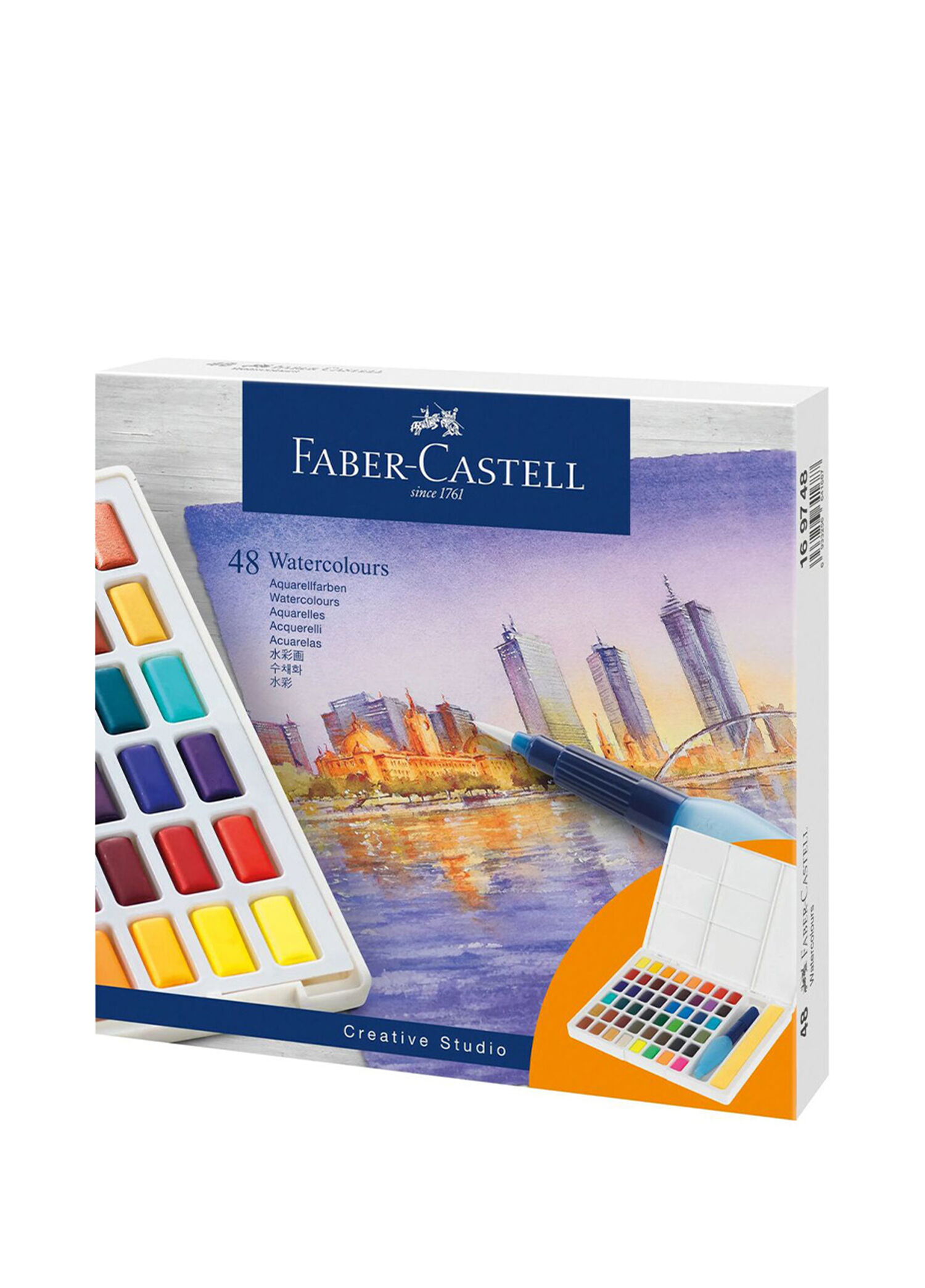 Creative Studio Tablet Yüksek Pigmentli 48'li Suluboya Seti