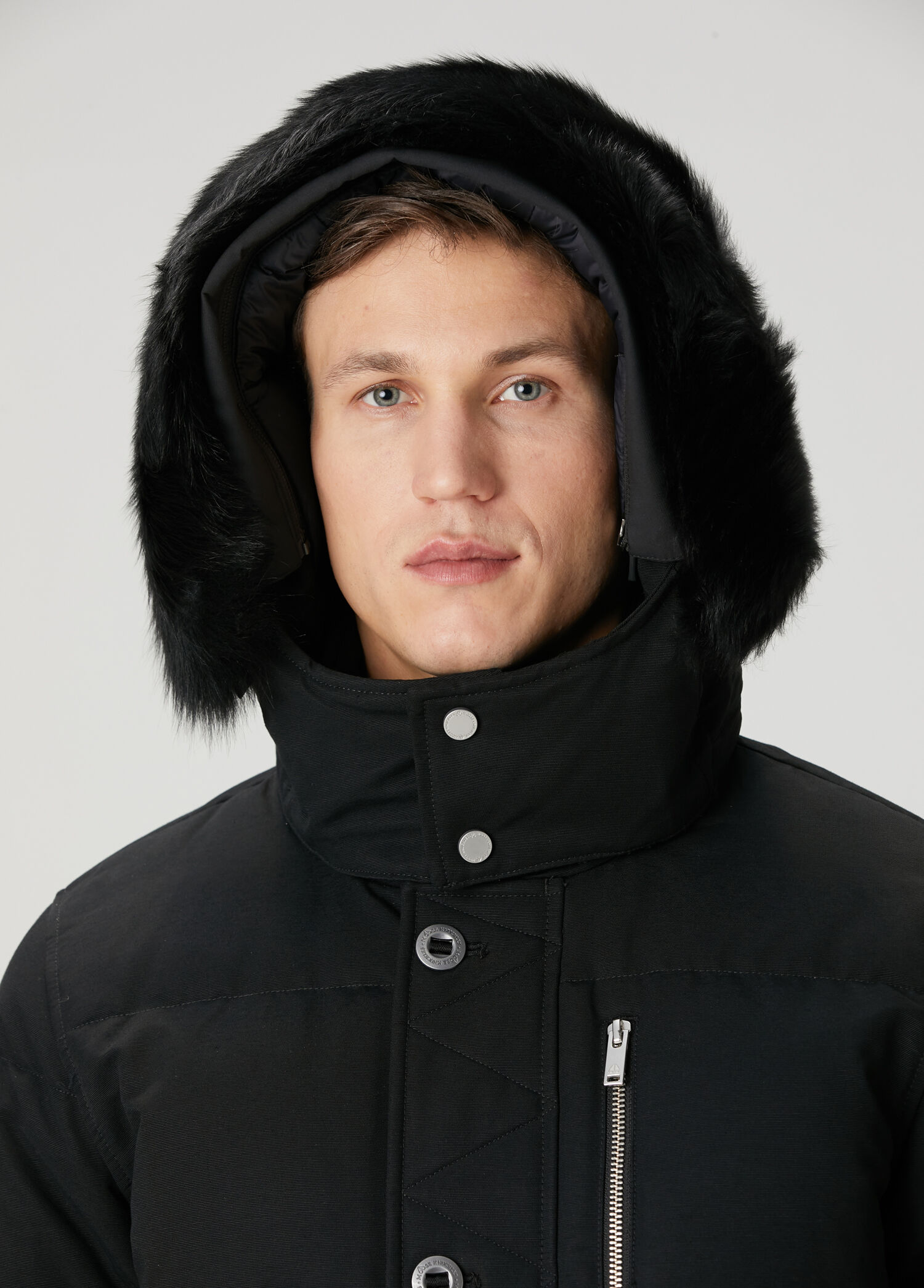 Moose Knuckles Siyah Erkek Siyah Kapüşonlu Puff Parka 1810919 | Beymen
