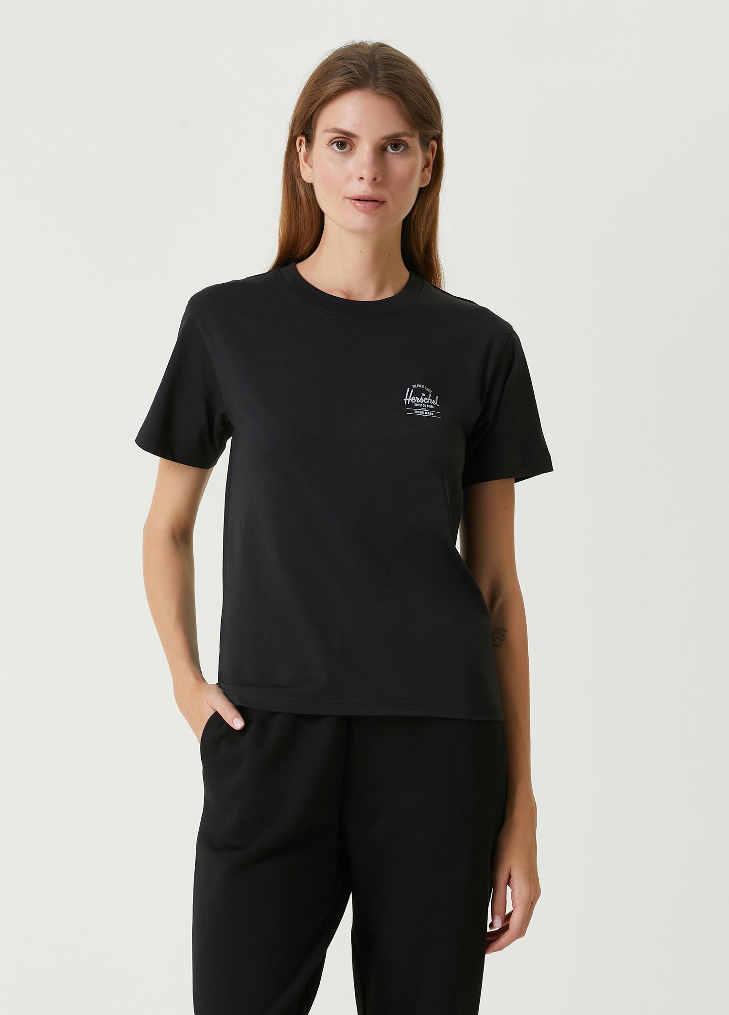 Siyah Basic Basic T-shirt