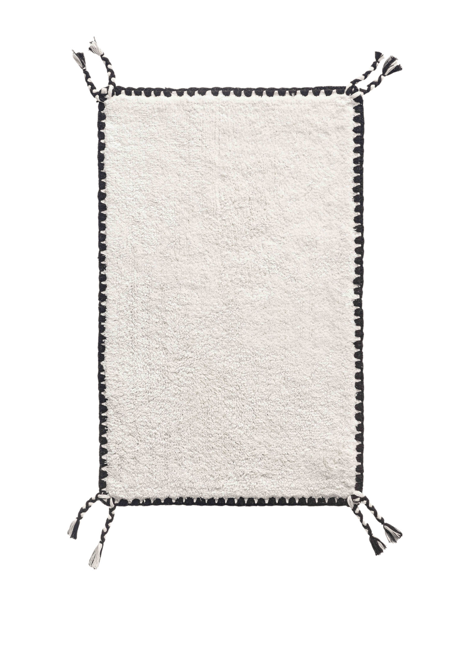 Vina Ekru Bambu Tekli Banyo Paspası 50 x 80 cm