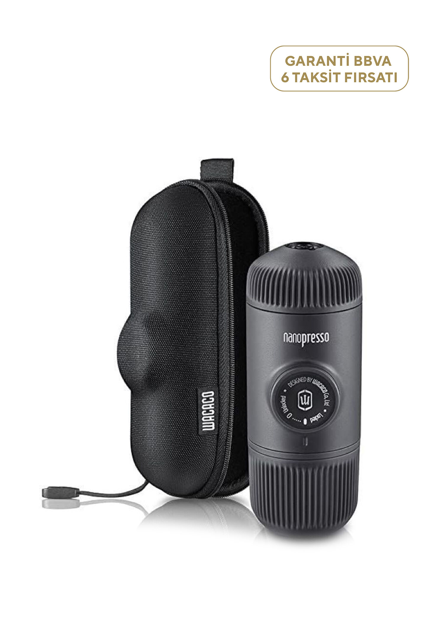 Nanopresso Gri Taşınabilir Espresso Makinesi