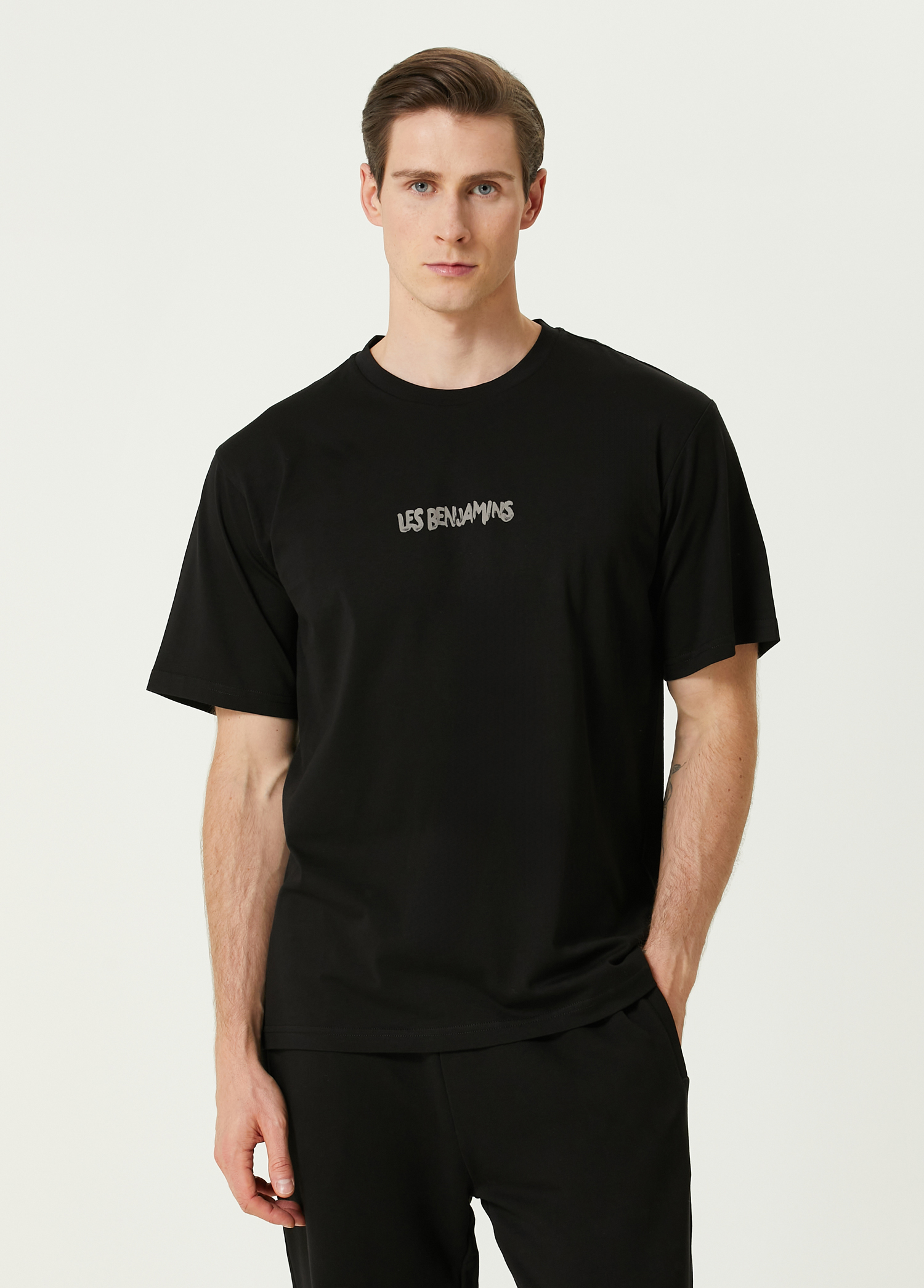 Relaxed Fit Siyah T-shirt