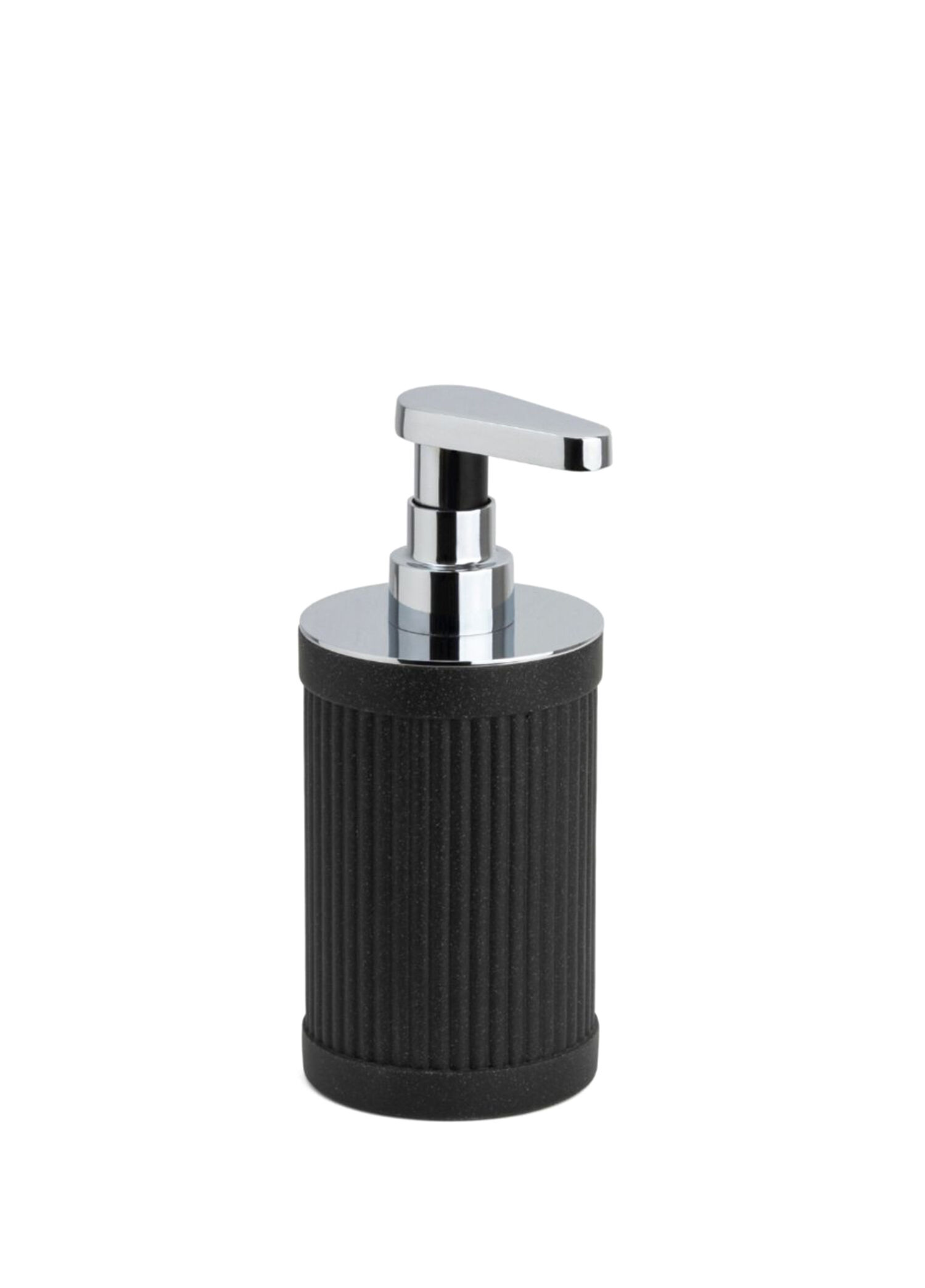 Siyah Krom Rengi Tezgah Üstü Reçine Sıvı Sabunluk 250 ml