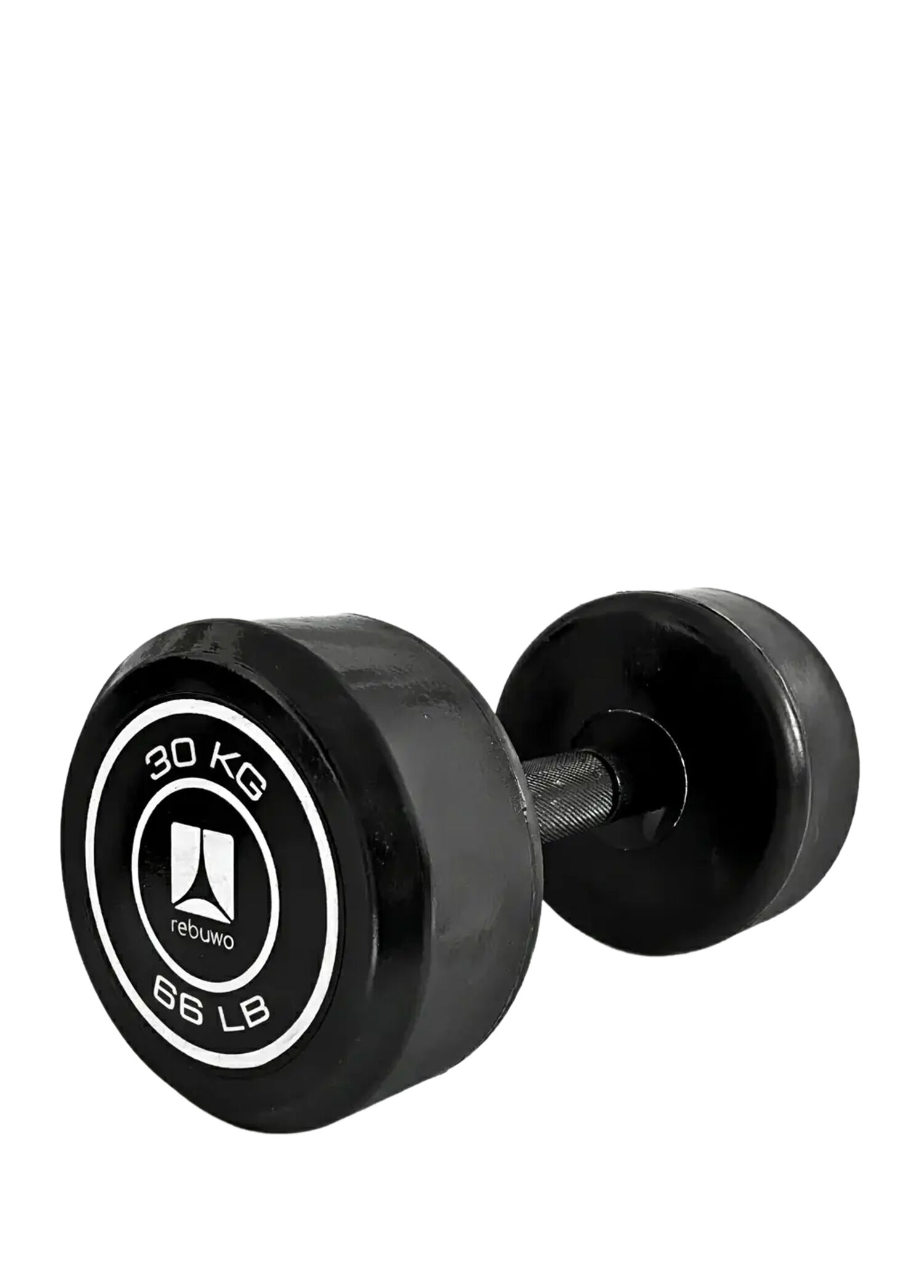 Rebuwo - Professional Rubber Coated Olympic Dumbbell 30 kg 1 Piece