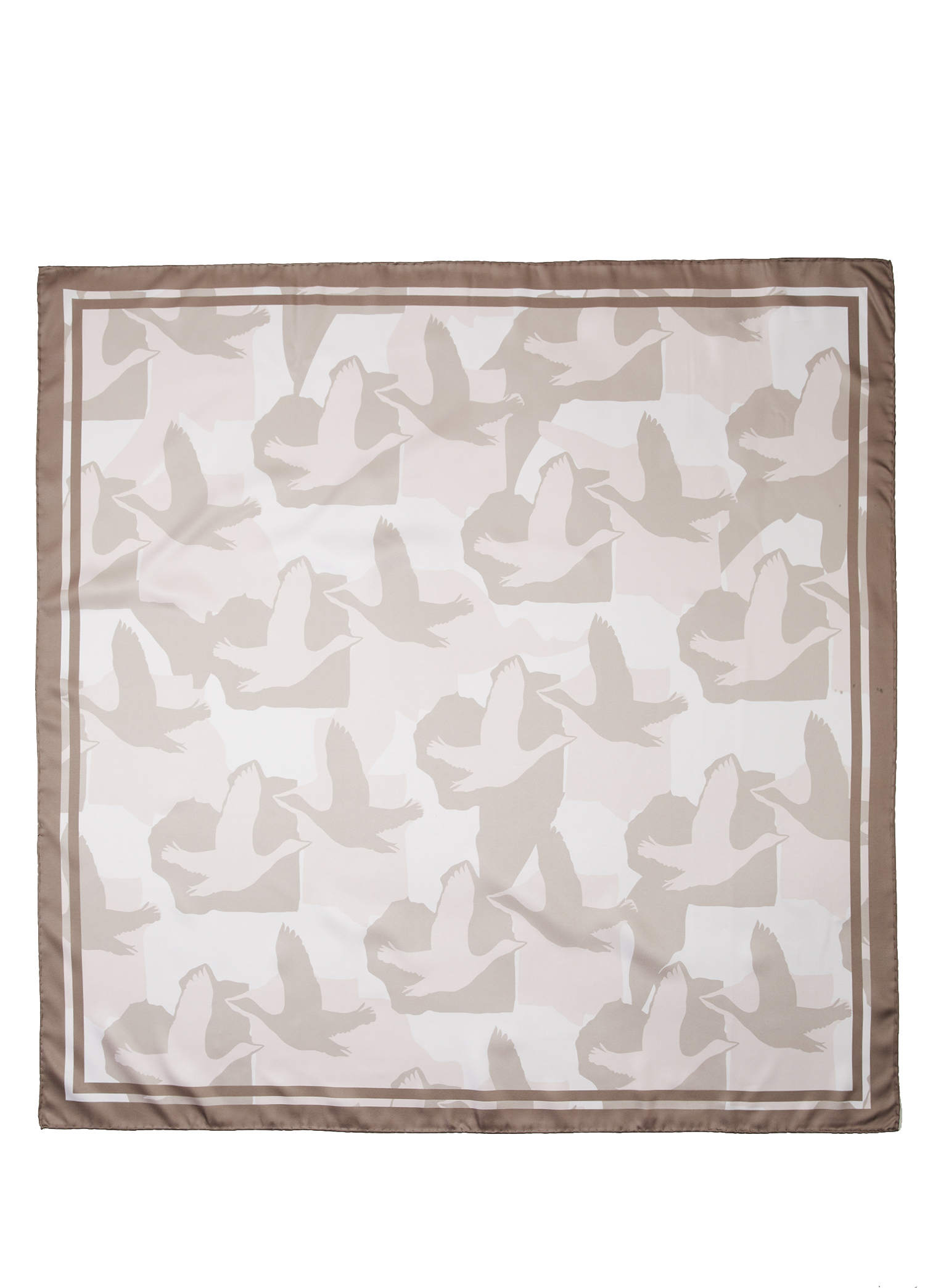 Çok Renkli 90x90 cm Twill Eşarp