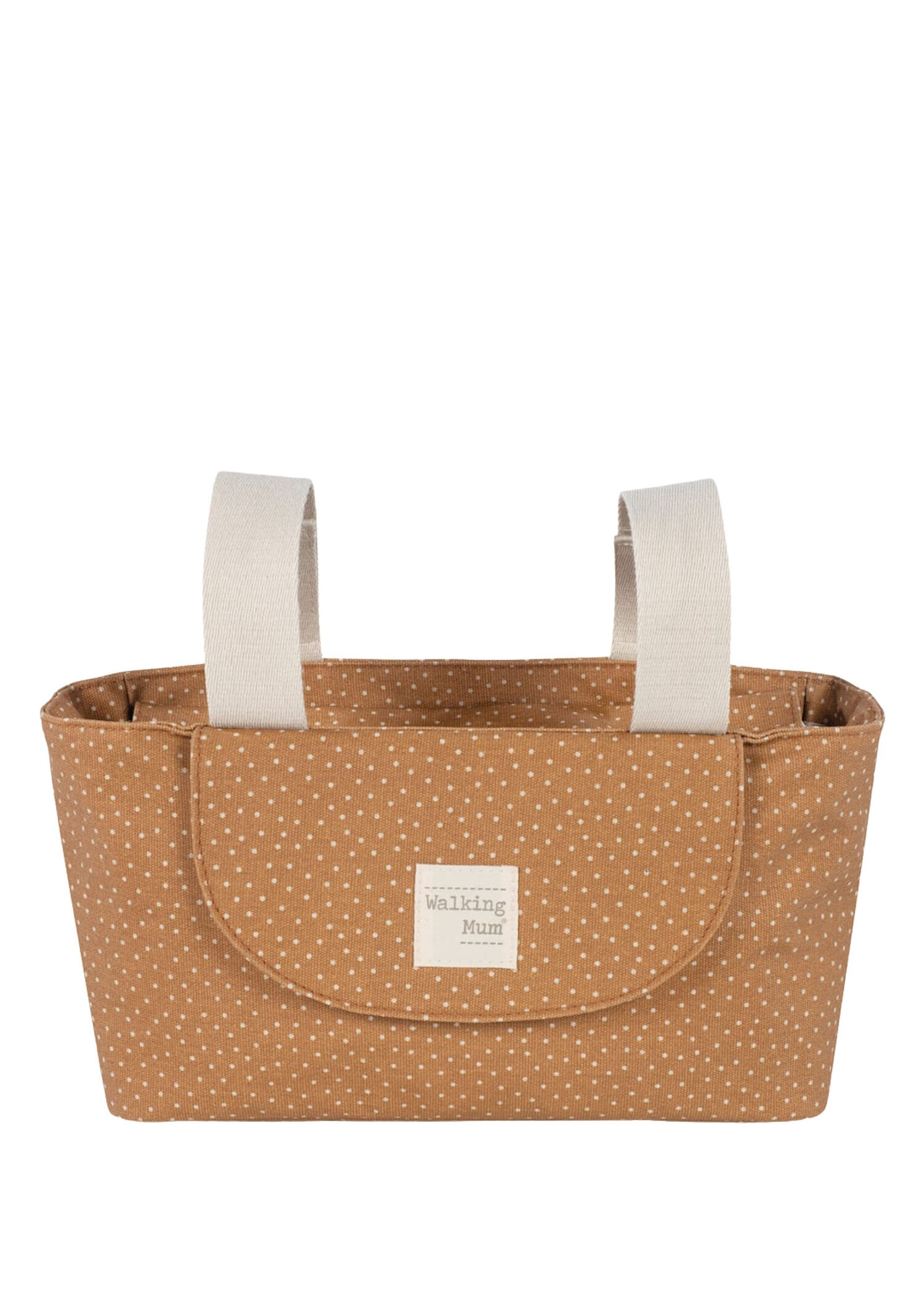 Poppy Cinnamon Puantiyeli Bebek Arabası Organizer Çanta