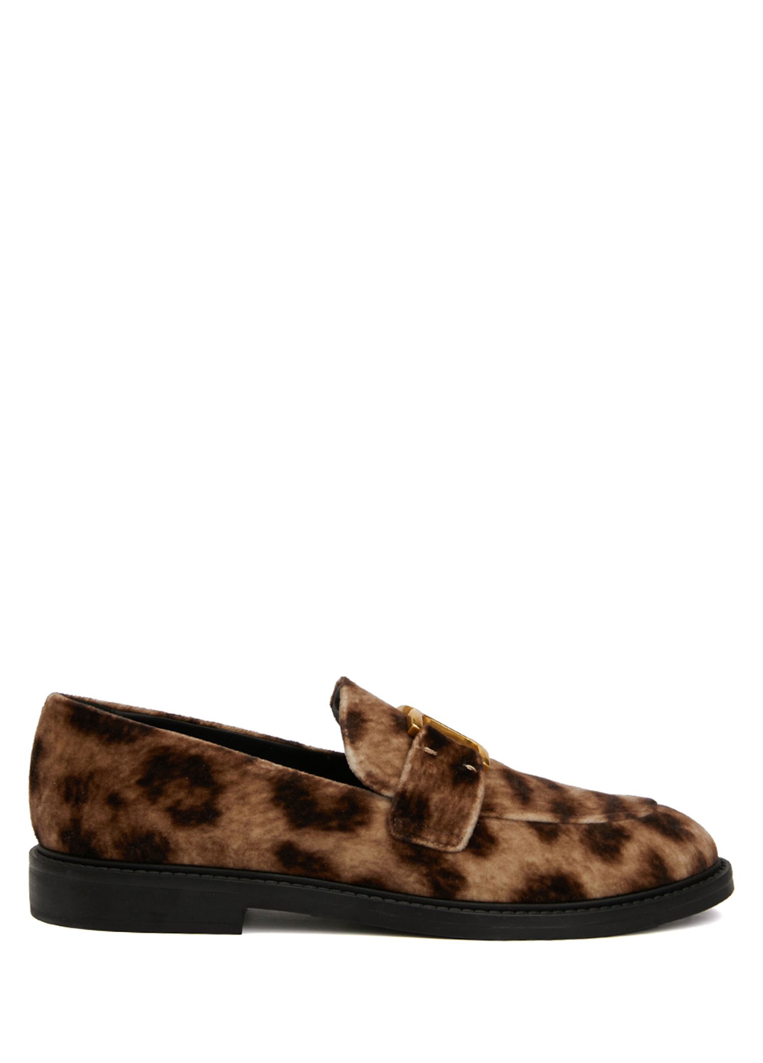 Leopar Desenli Kadın Loafer