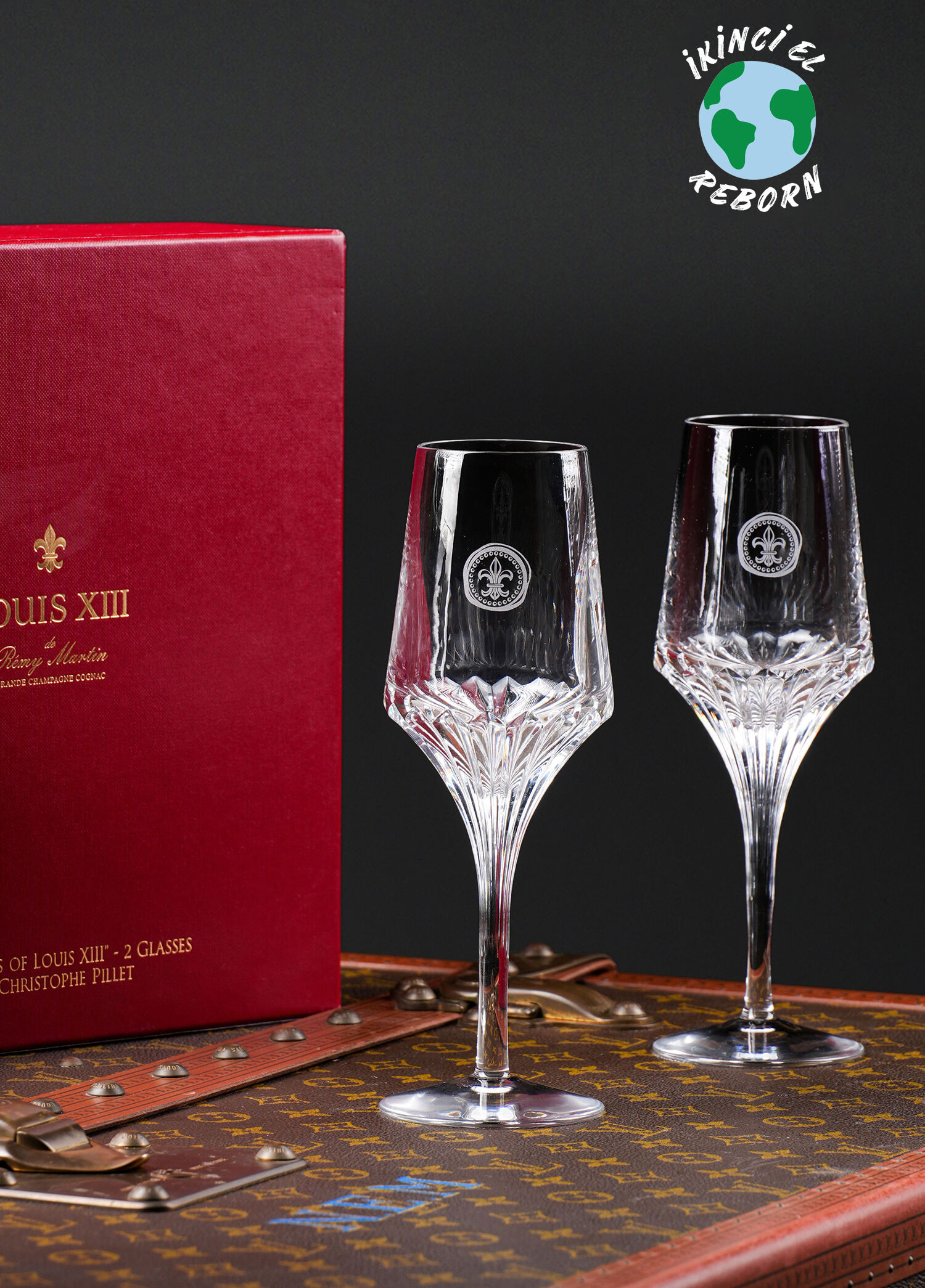 Christophe Pillet Louis XIII Kristal Konyak Kadehleri
