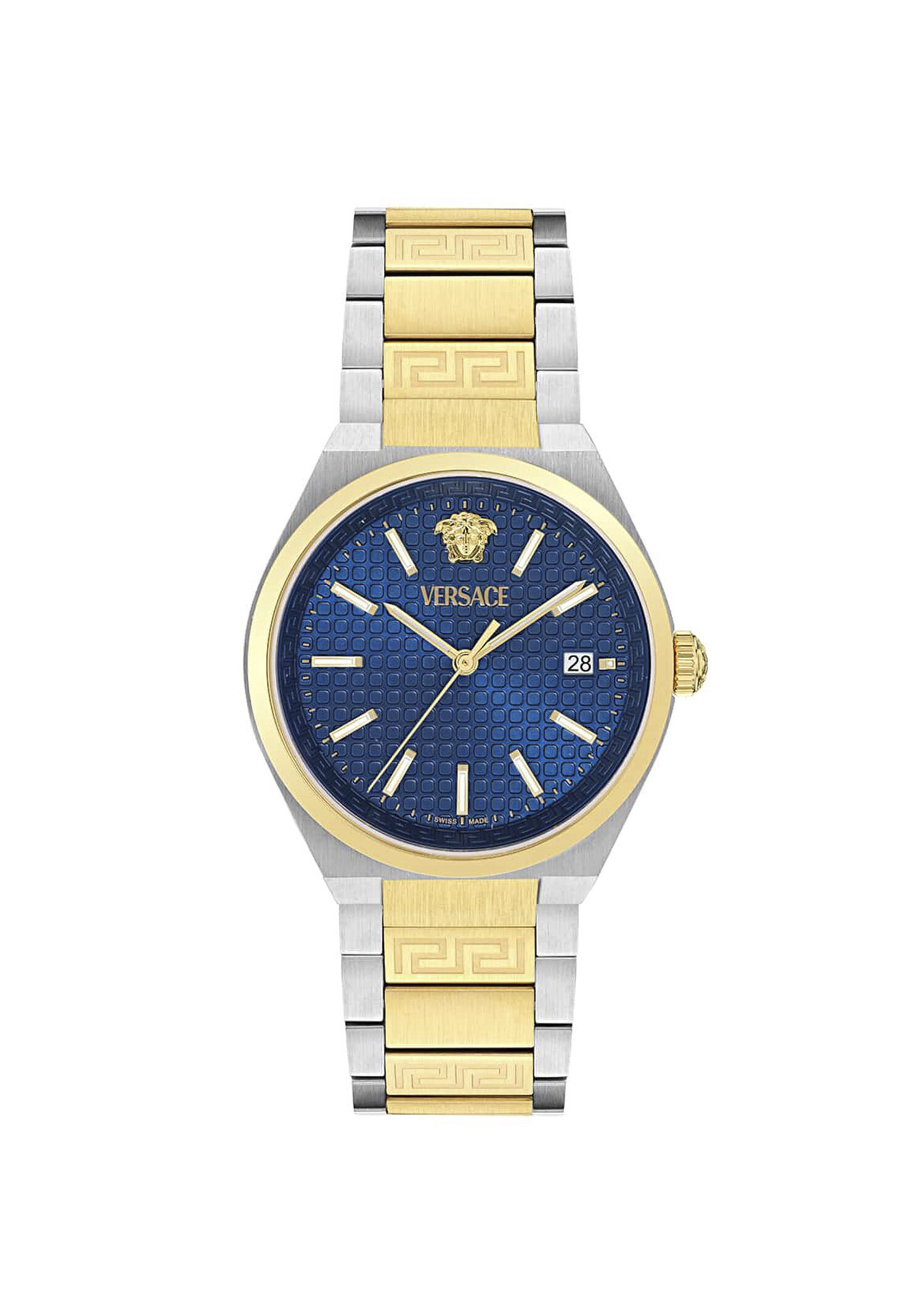 VRSCVE0F00325 Altın Rengi Metalik Gri Çelik Unisex Kol Saati
