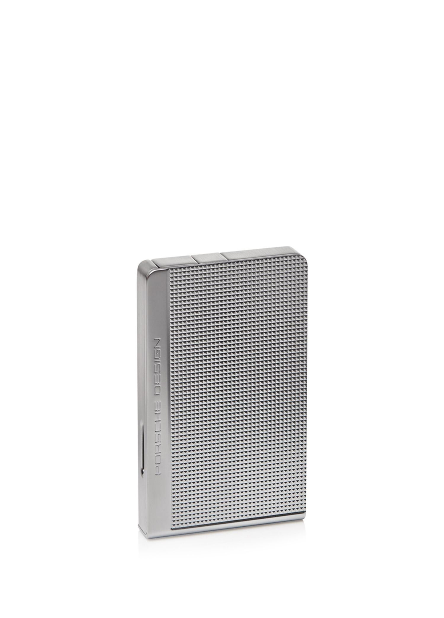 P363908 Gümüş Jet Alev Knurling Puro Çakmak