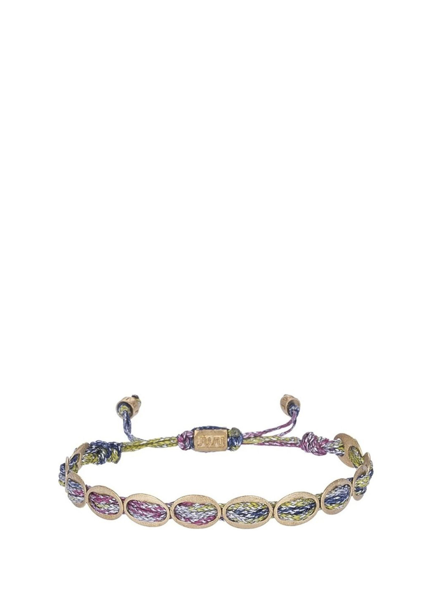 Colored Oval Taşlı El Yapımı Bronz Kadın Bileklik