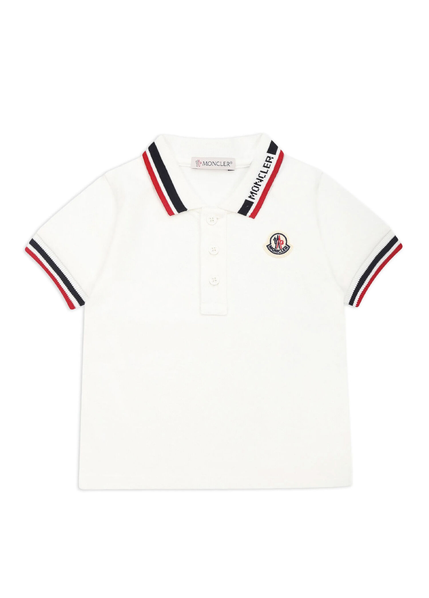 Beyaz Erkek Çocuk Polo T-shirt