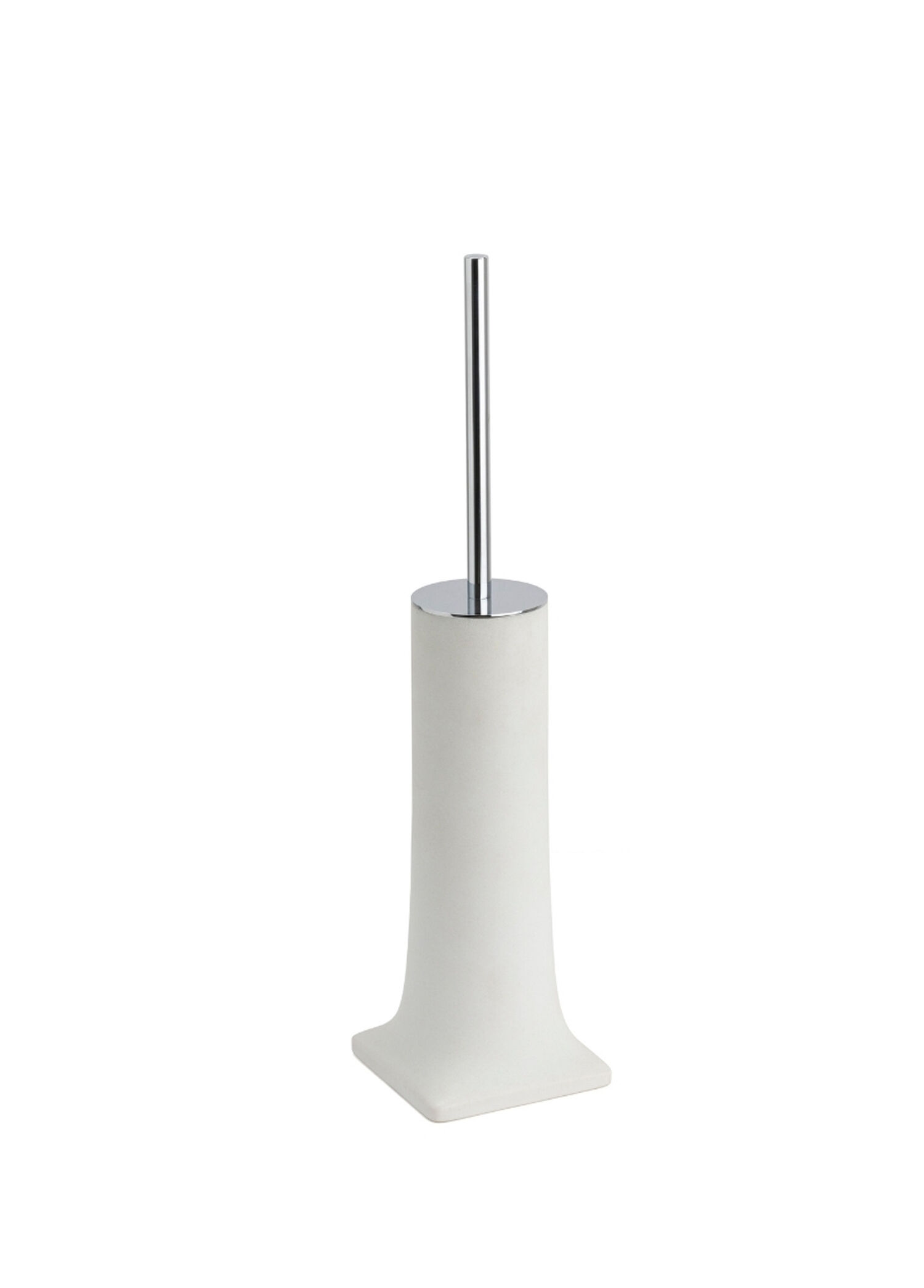 Beyaz Krom Banyo Tuvalet/Klozet Fırçası 42,2 cm