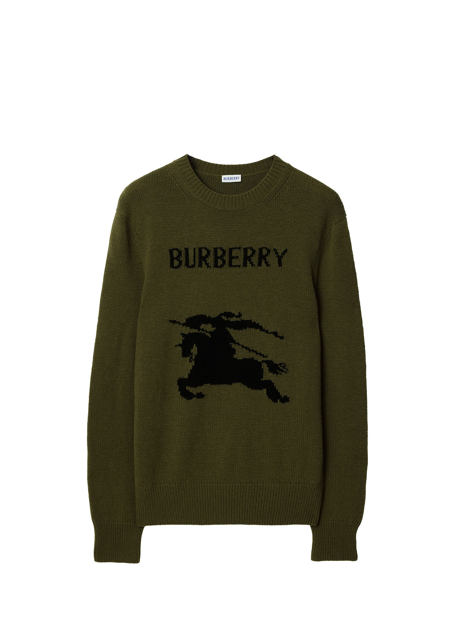 Ekd Wool Cashmere Haki Erkek Triko Kazak