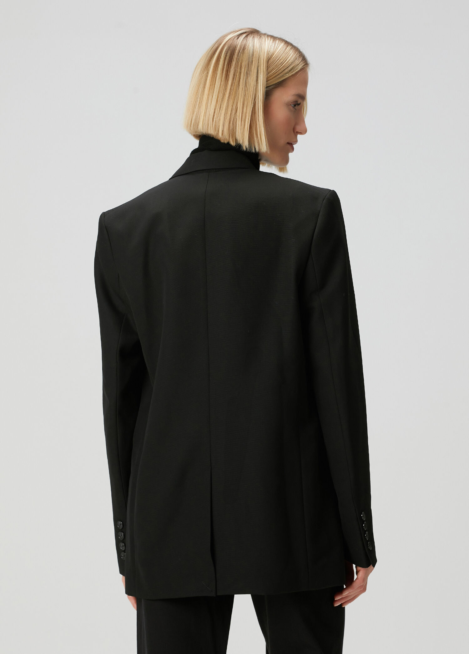 TOTEME タキシードジャケット jacket ブラック TOTEME タキシードジャケット jacket ブラック Jacquard cotton jacket
