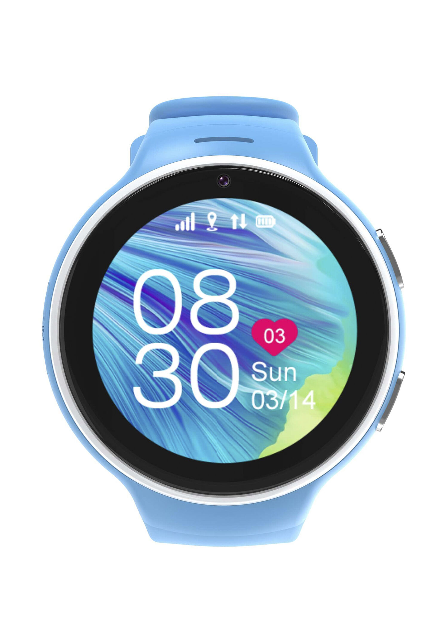 Round Blue Akıllı Çocuk Saati
