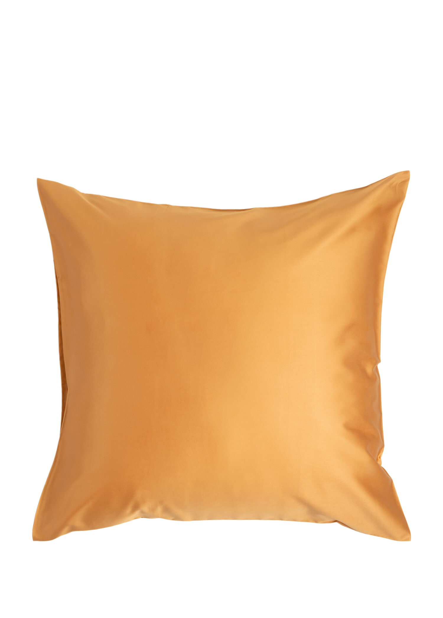 Solid Tarçın %100 Pamuk Saten Yastık Kılıfı 60x60 cm