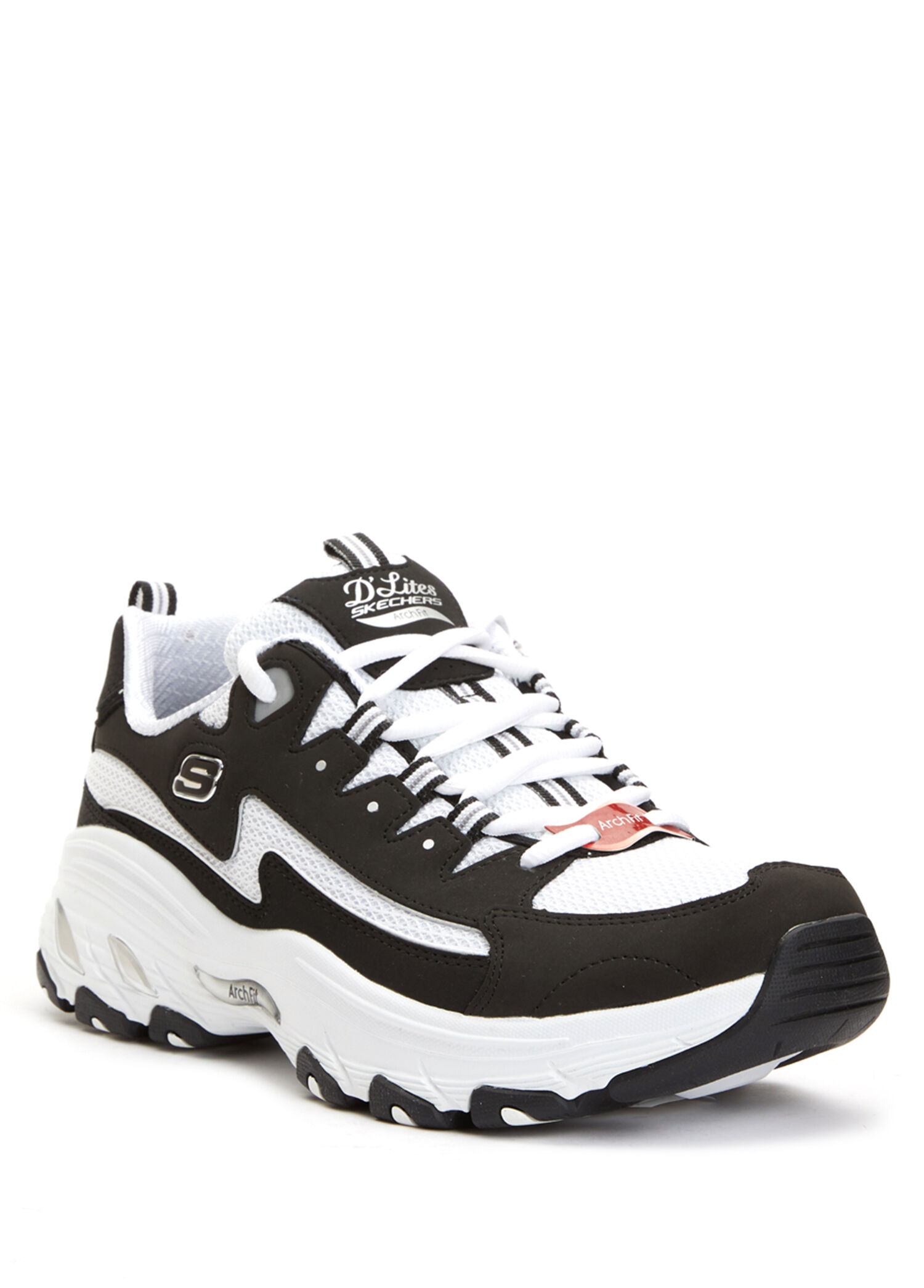 Skechers Siyah-Beyaz Kadın D'lites Arch Fit Better Me Kadın Sneaker 969759  | Beymen