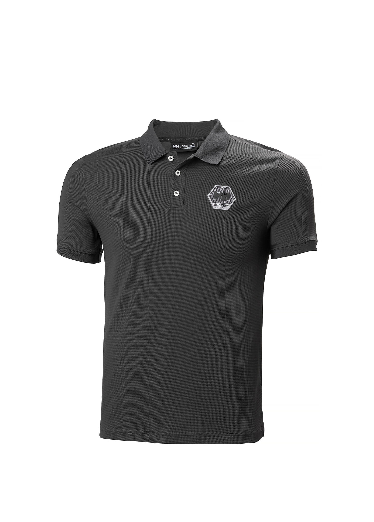 HP Race Ebony Polo Yaka Kısa Kollu Erkek Spor T-shirt