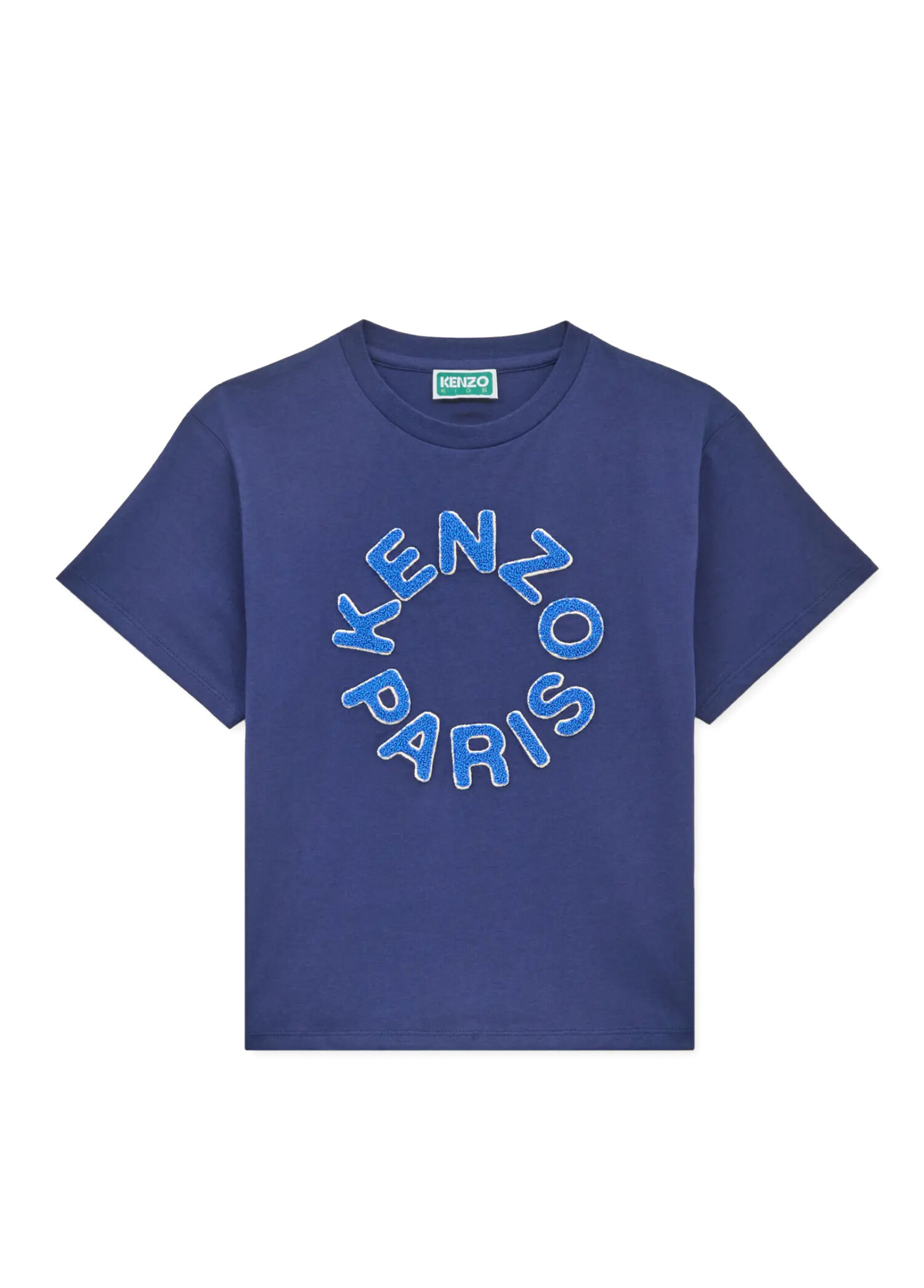 Mavi Logo Detaylı Unisex Çocuk T-shirt