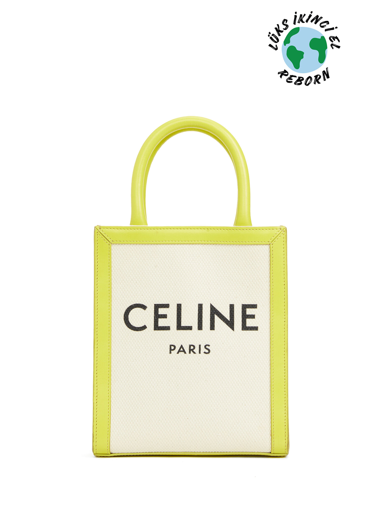 Celine Canvas Vertical Cabas Çanta