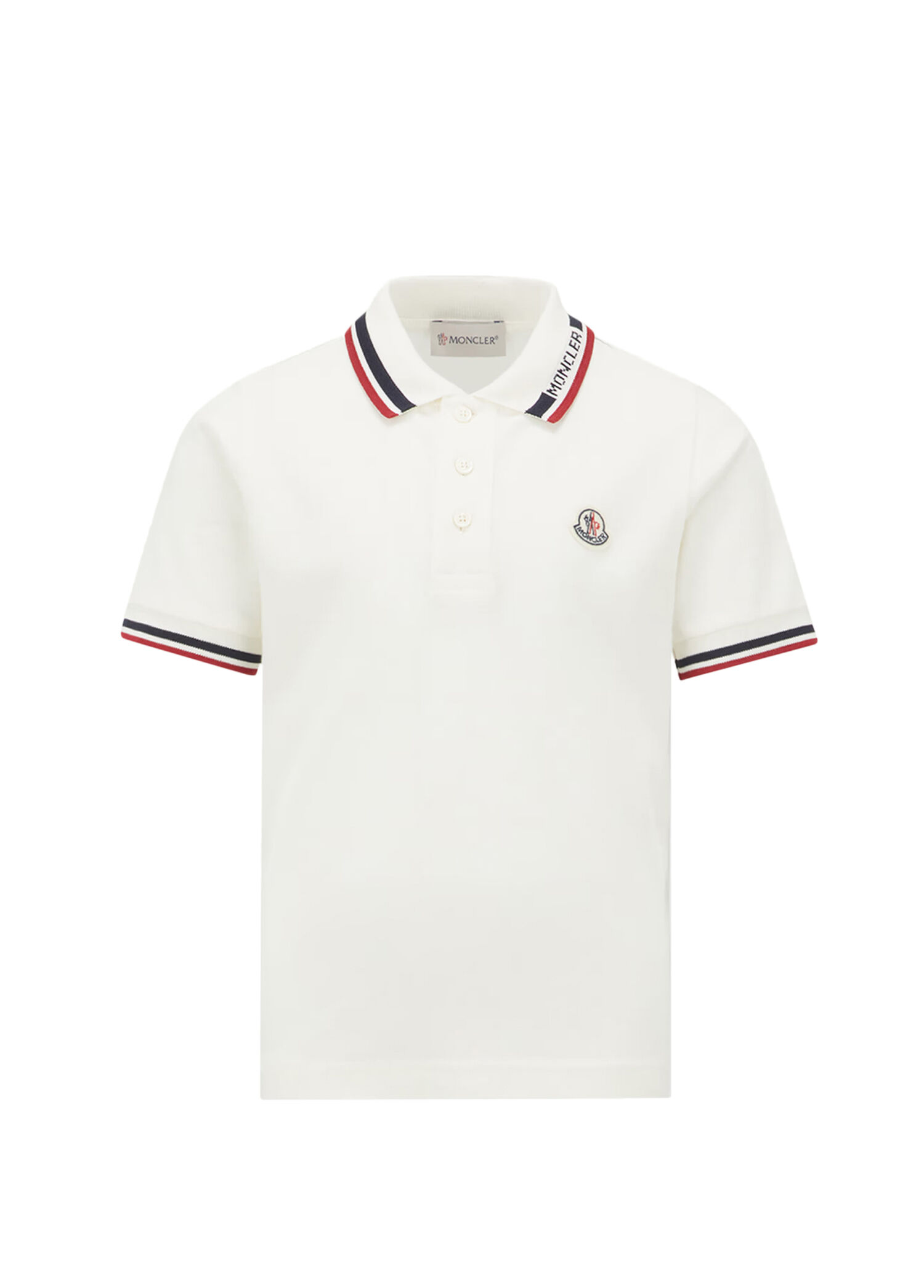 Kırık Beyaz Polo Yaka Erkek Çocuk T-shirt
