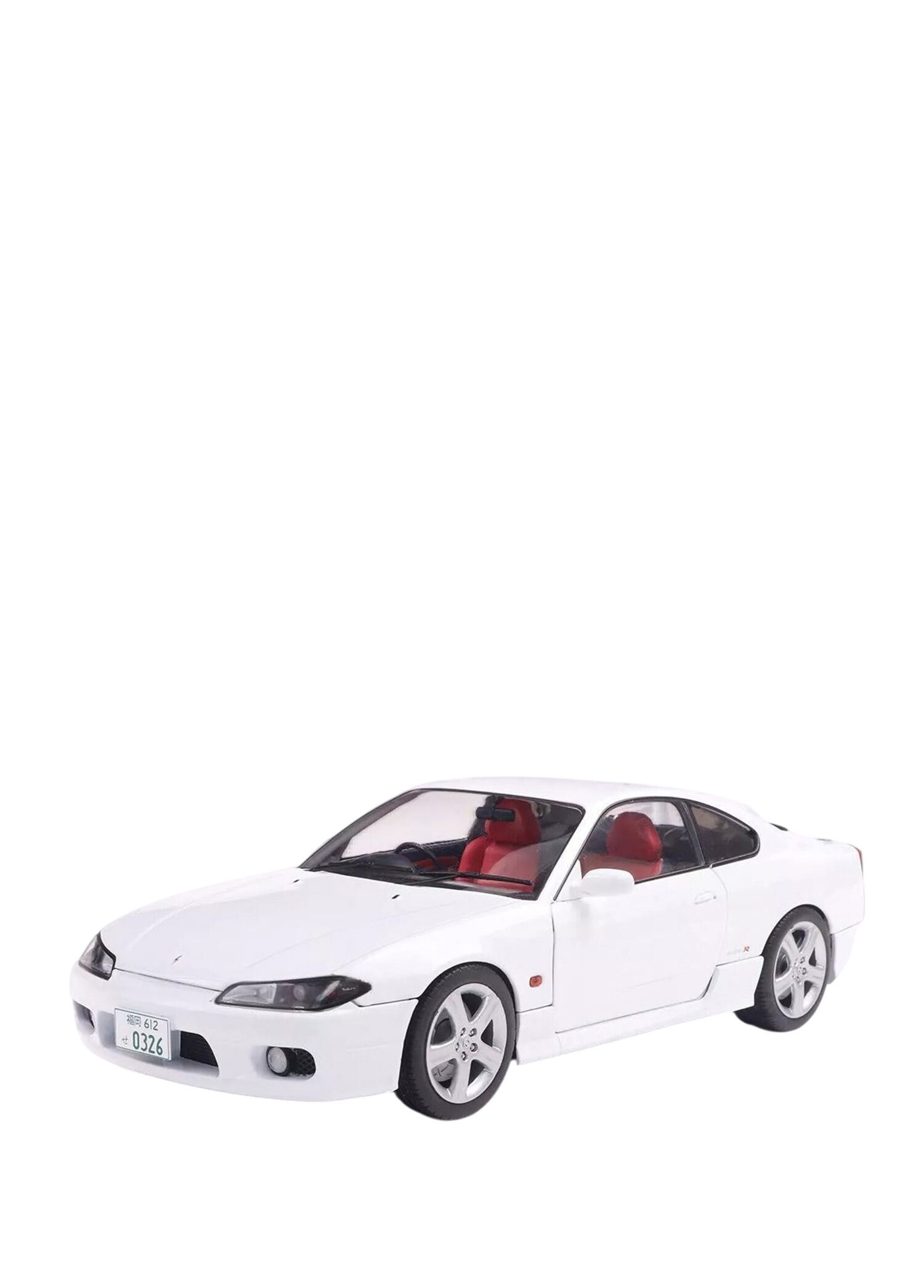 Solido 1999 Nissan Silvia S15 SPEC-R Aero Aspen 1:18 White Model Araba