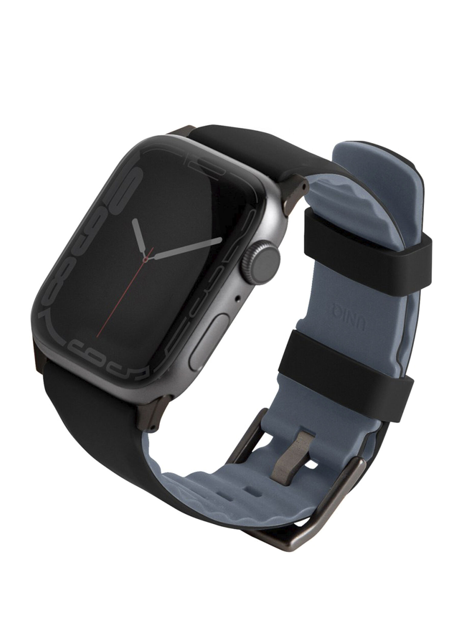 Linus Airosoft Watch 42/44/45/46/49 mm Siyah Silikon Akıllı Saat Kordon