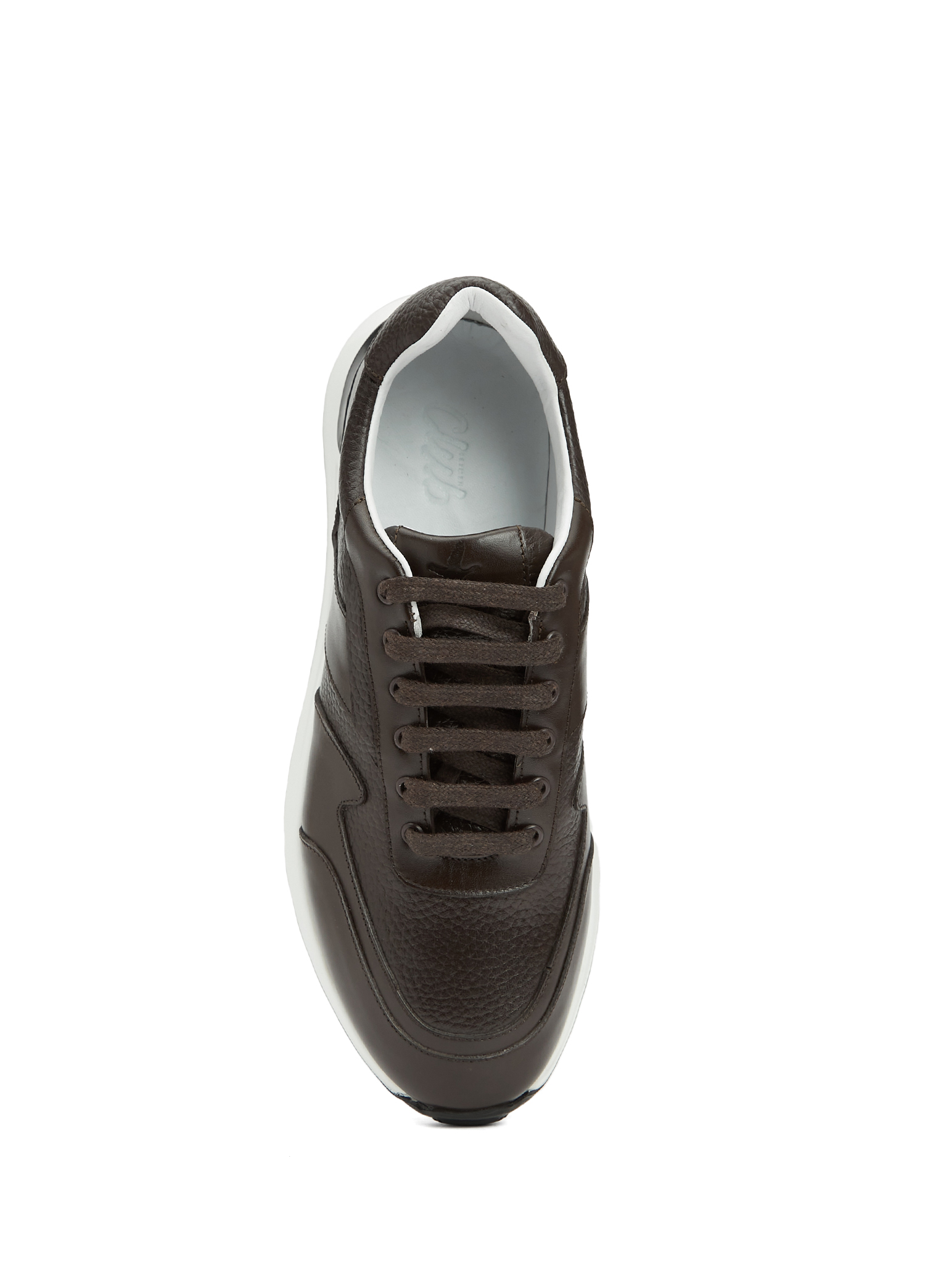 Kahverengi Erkek Deri Sneaker_3