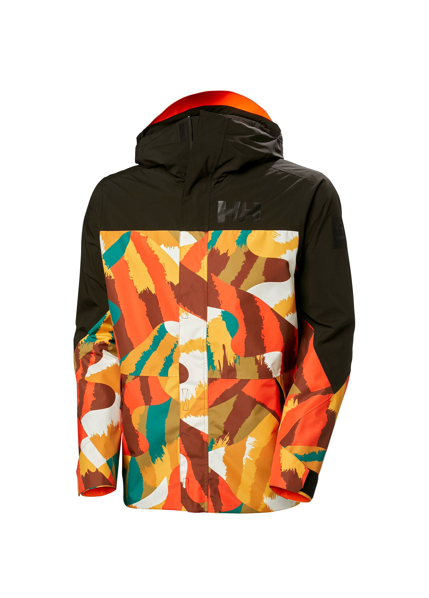 Helly Hansen Iron Oxide Erkek Ullr D Shell Graphic Kapüşonlu Su