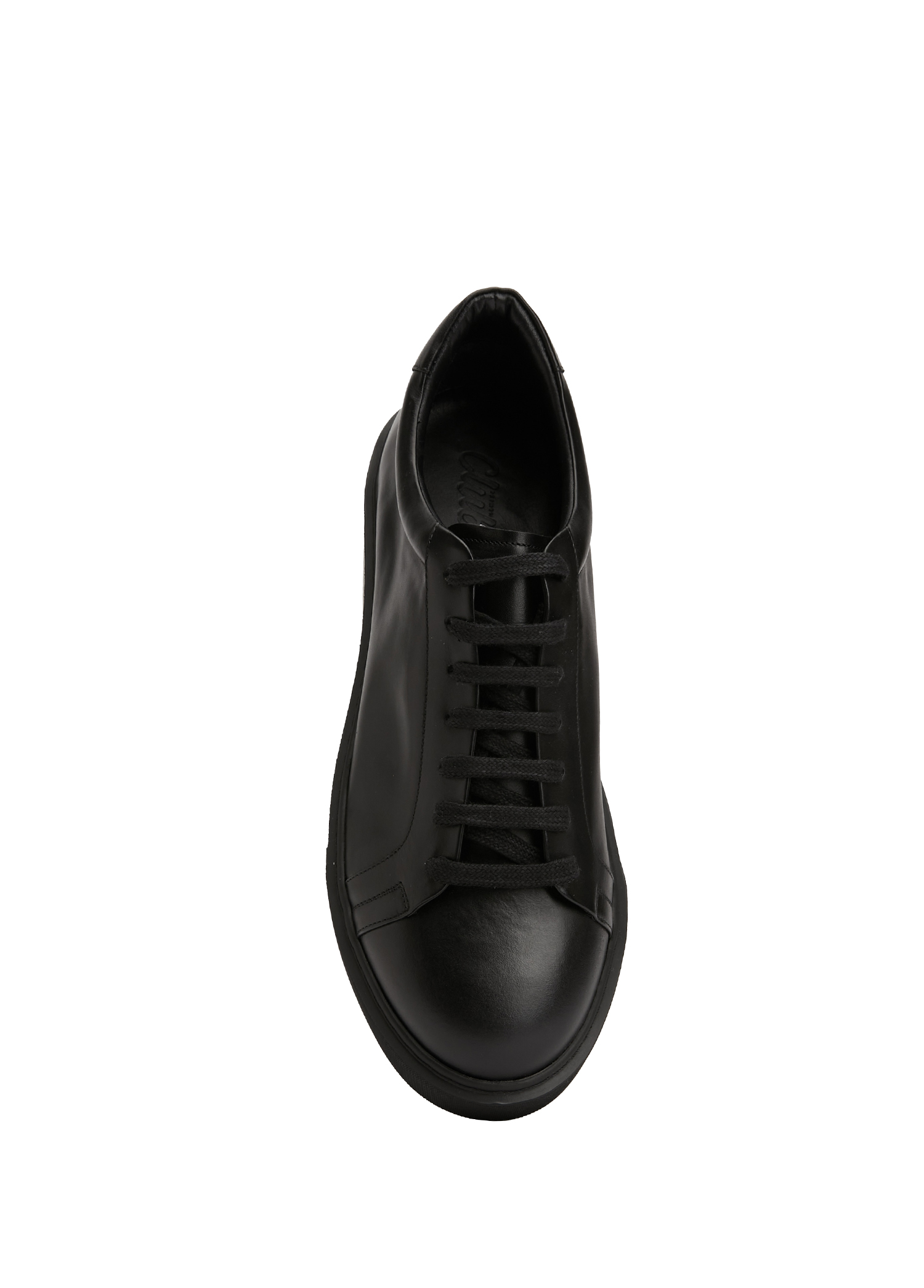 Siyah Erkek Deri Sneaker_3