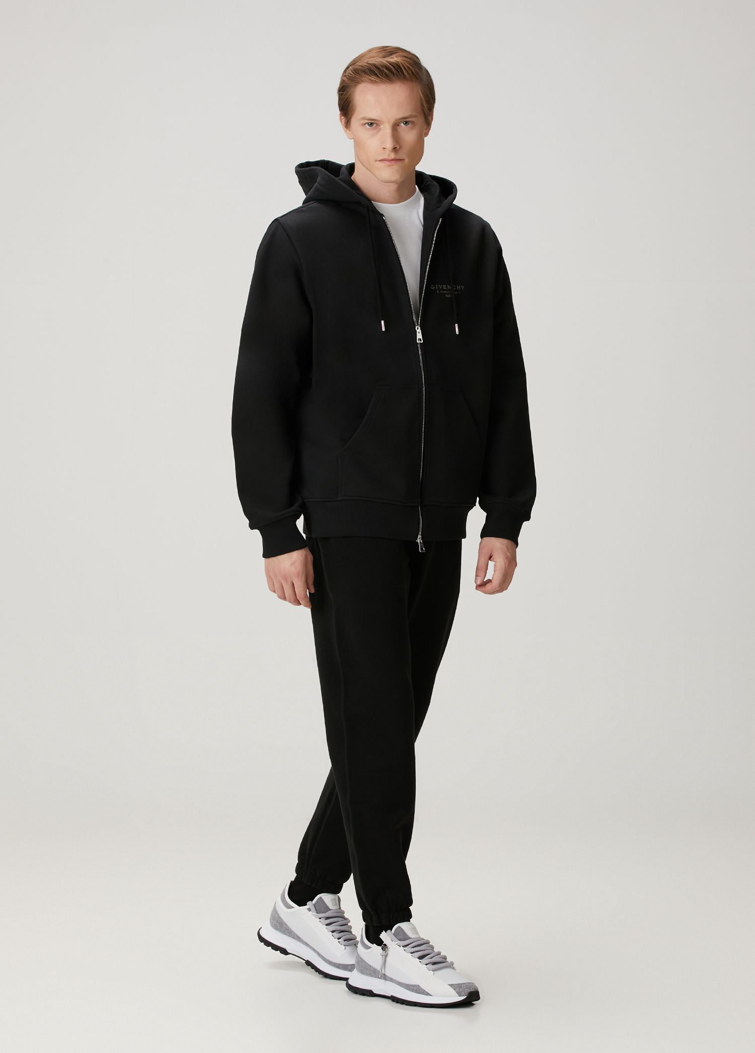 Givenchy - Regular Fit Siyah Kapüşonlu Sweatshirt - Siyah