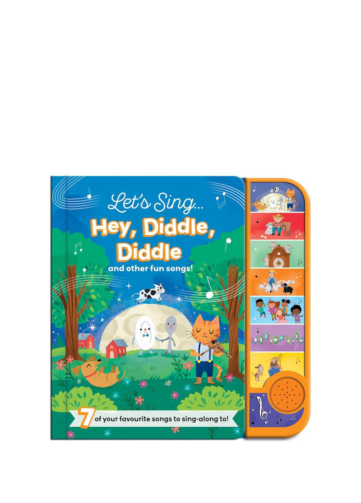 Hey, Diddle, Diddle 7 Button Sound Book Yabancı Dil Sesli Çocuk Kitabı