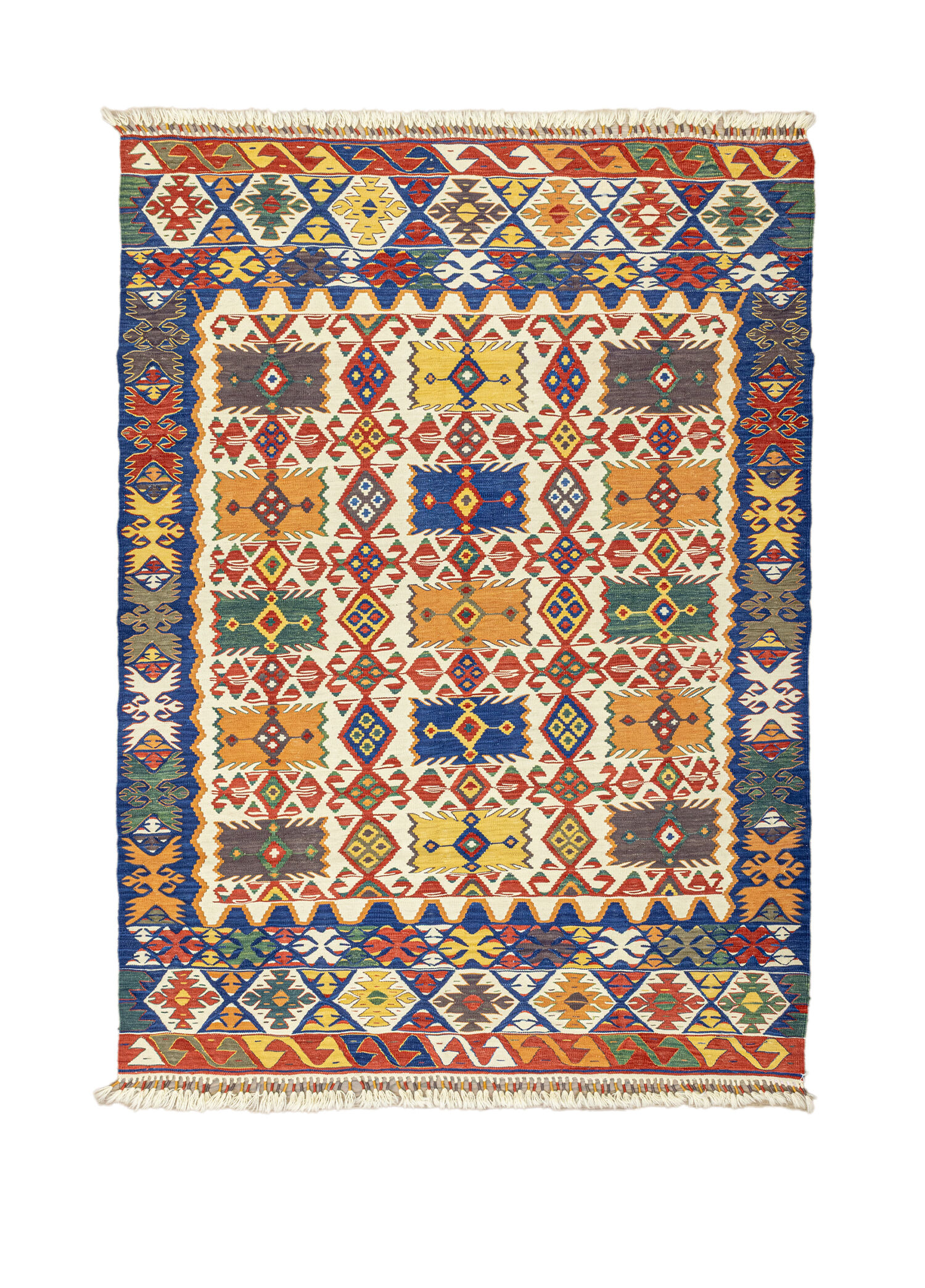 Rhea Hotamış El Dokuma Yün Kilim 140x187 cm