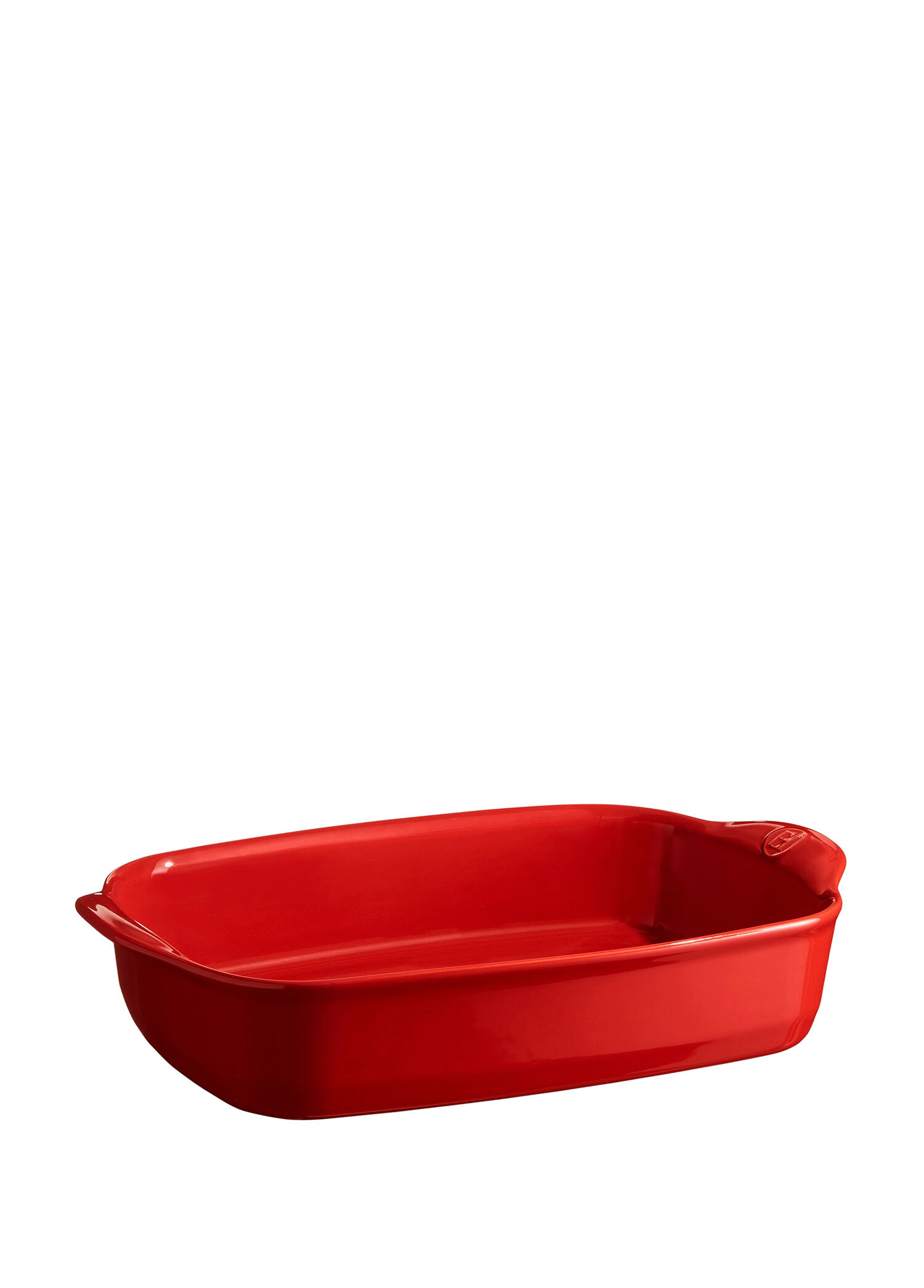 Kırmızı Seramik Dikdörtgen Fırın Kabı 36 cm