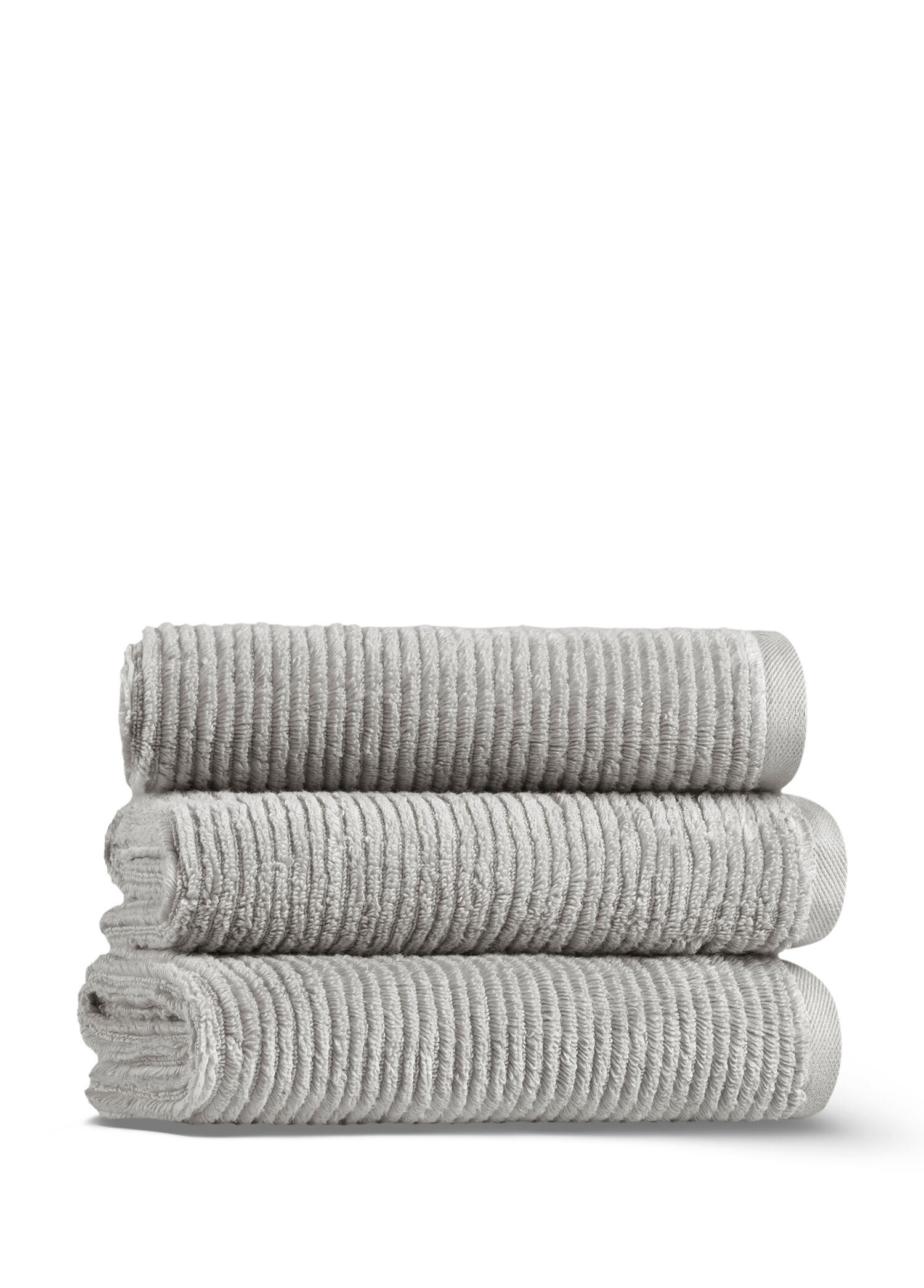 Slim Ribbed Fibrosoft® Pamuklu Tekli Yüz Havlusu 50 x 90 cm