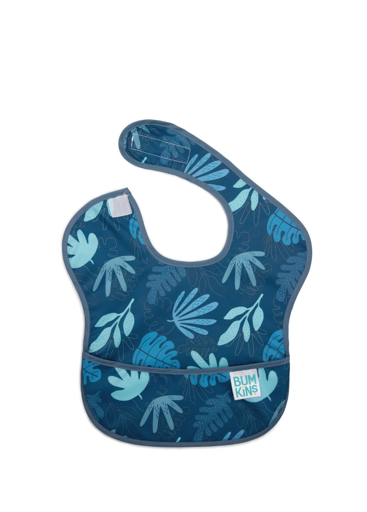 Blue Tropic Superbib Kolsuz Unisex Bebek Mama Önlüğü